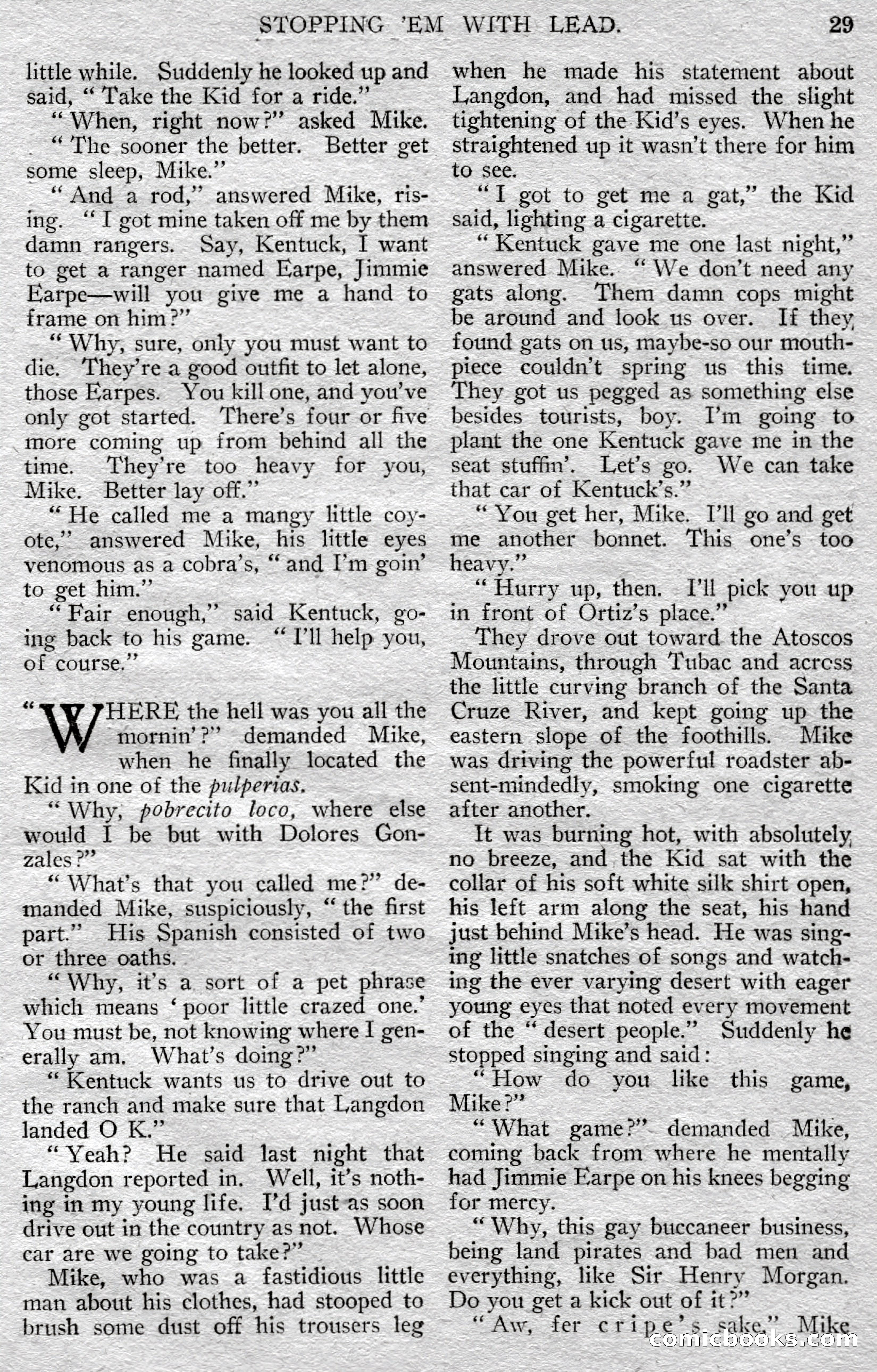 Argosy All-Story Weekly — page 31 of 148