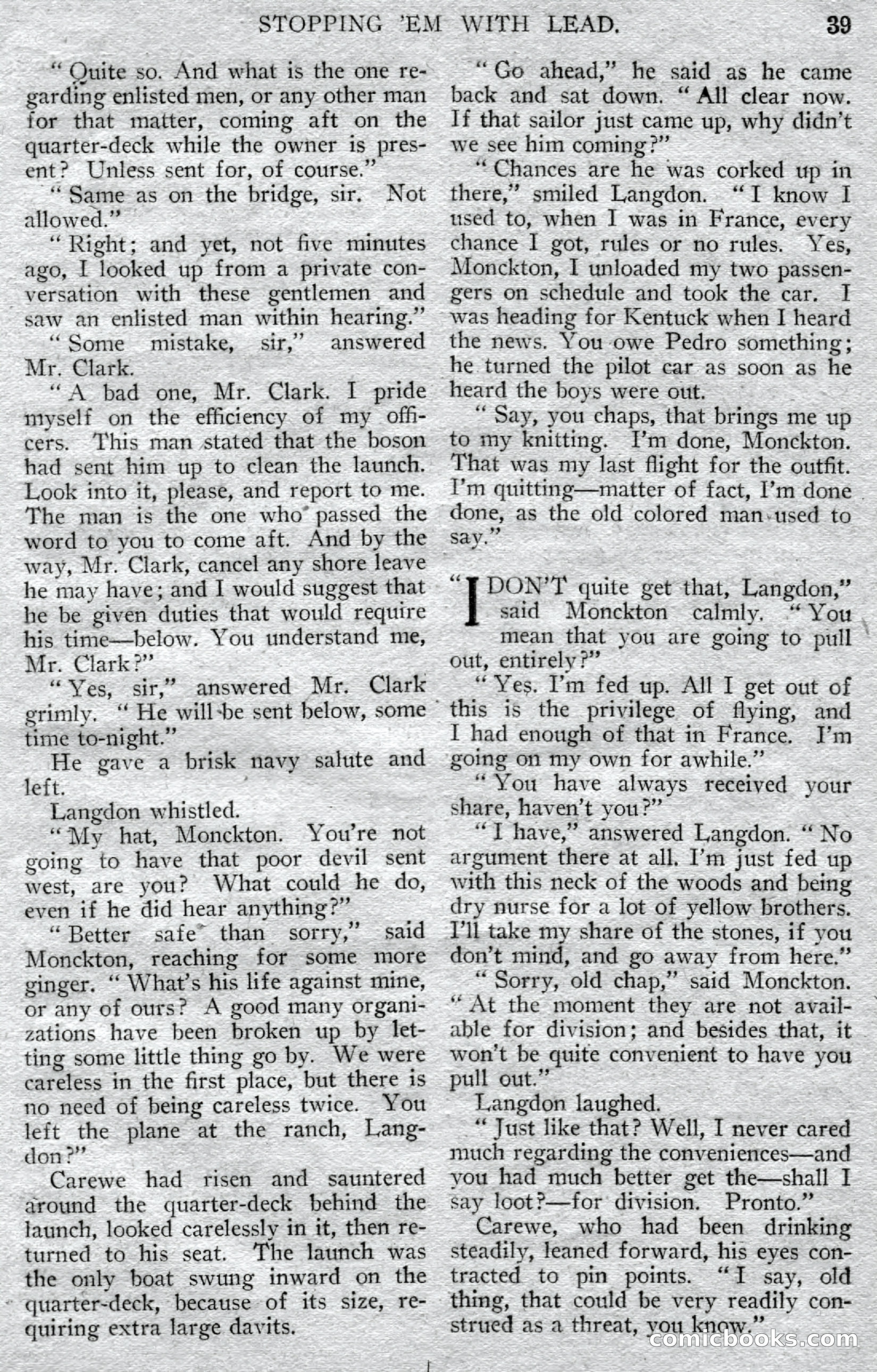 Argosy All-Story Weekly — page 41 of 148