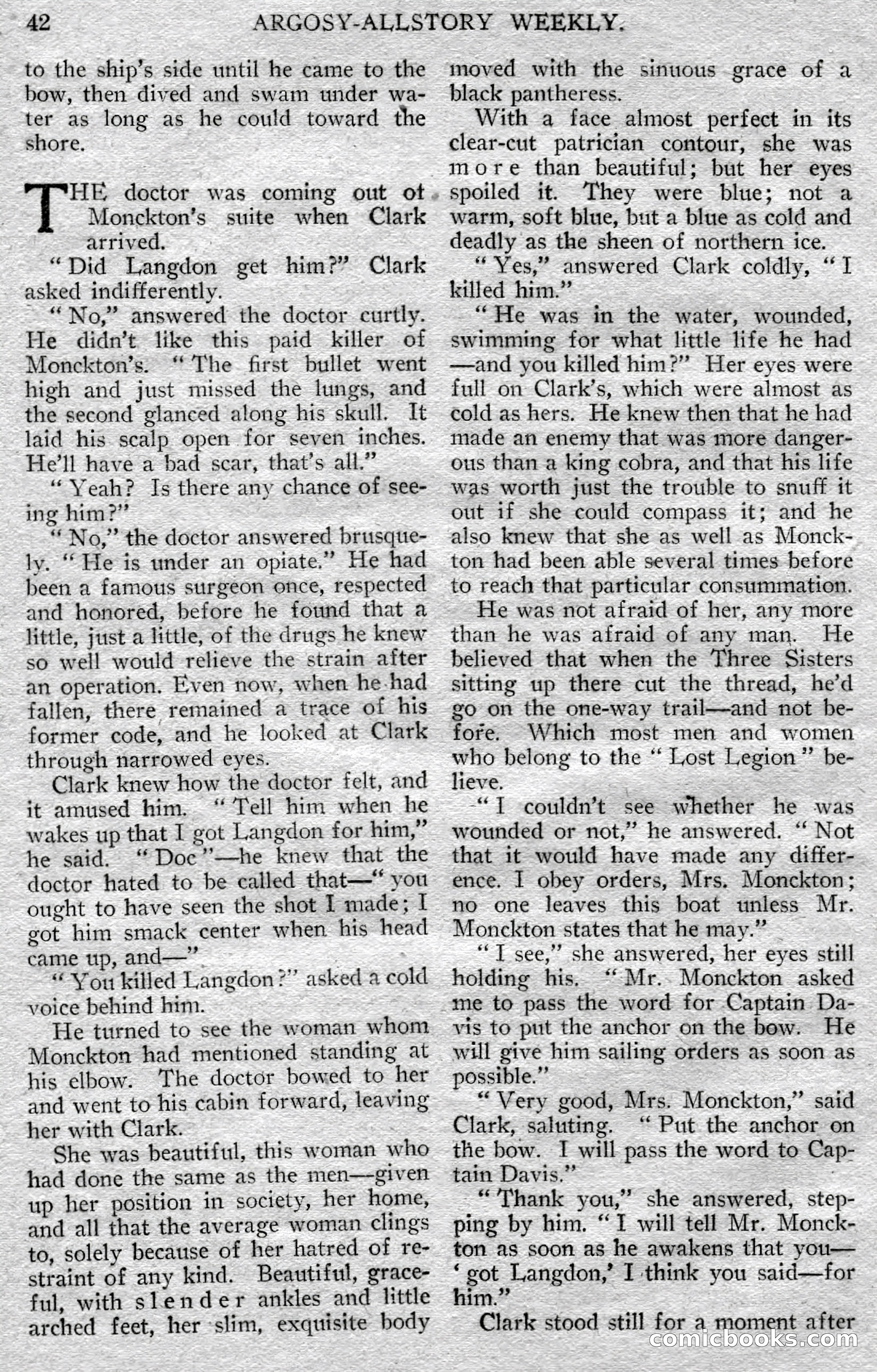Argosy All-Story Weekly — page 44 of 148