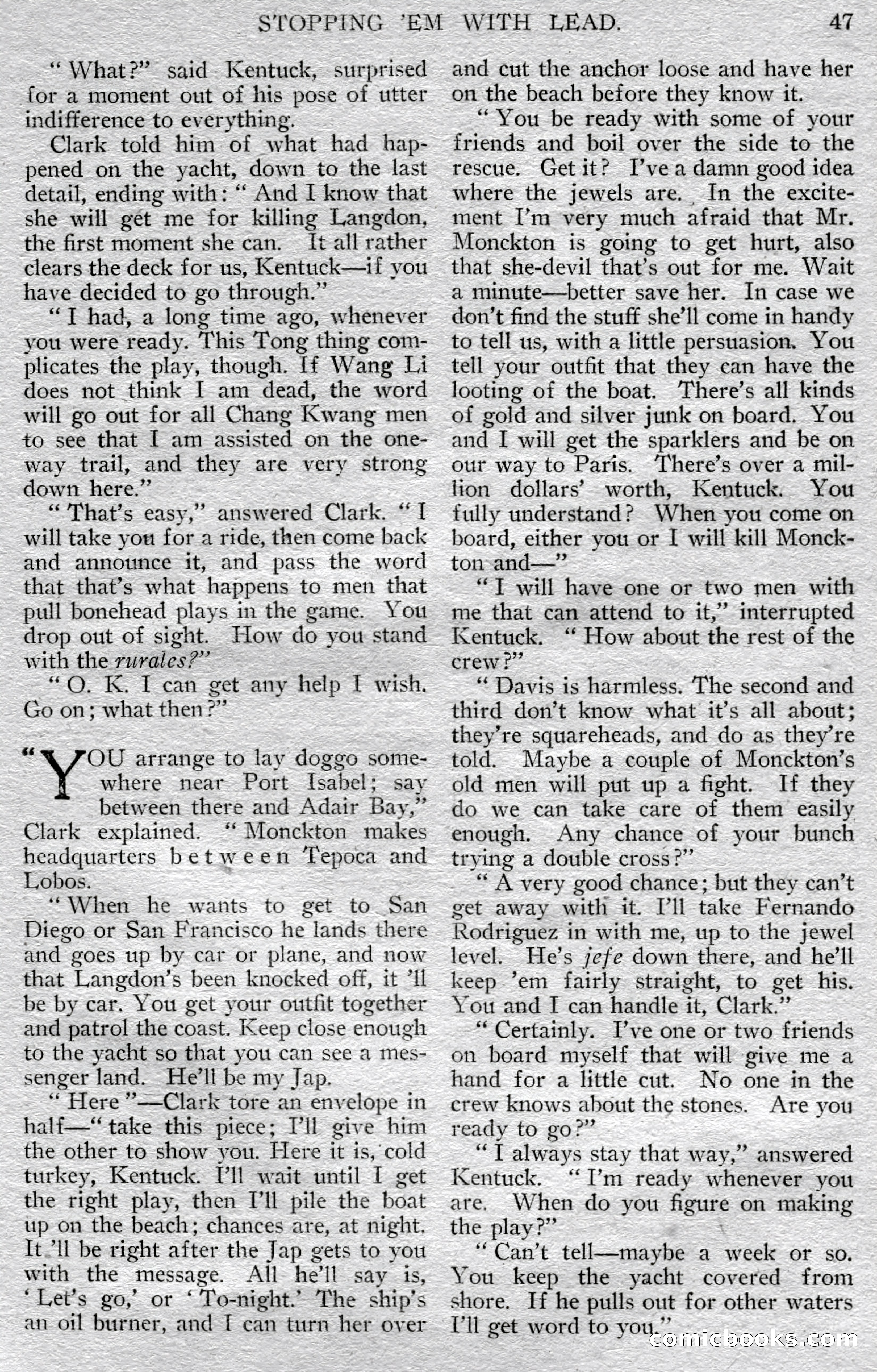 Argosy All-Story Weekly — page 49 of 148
