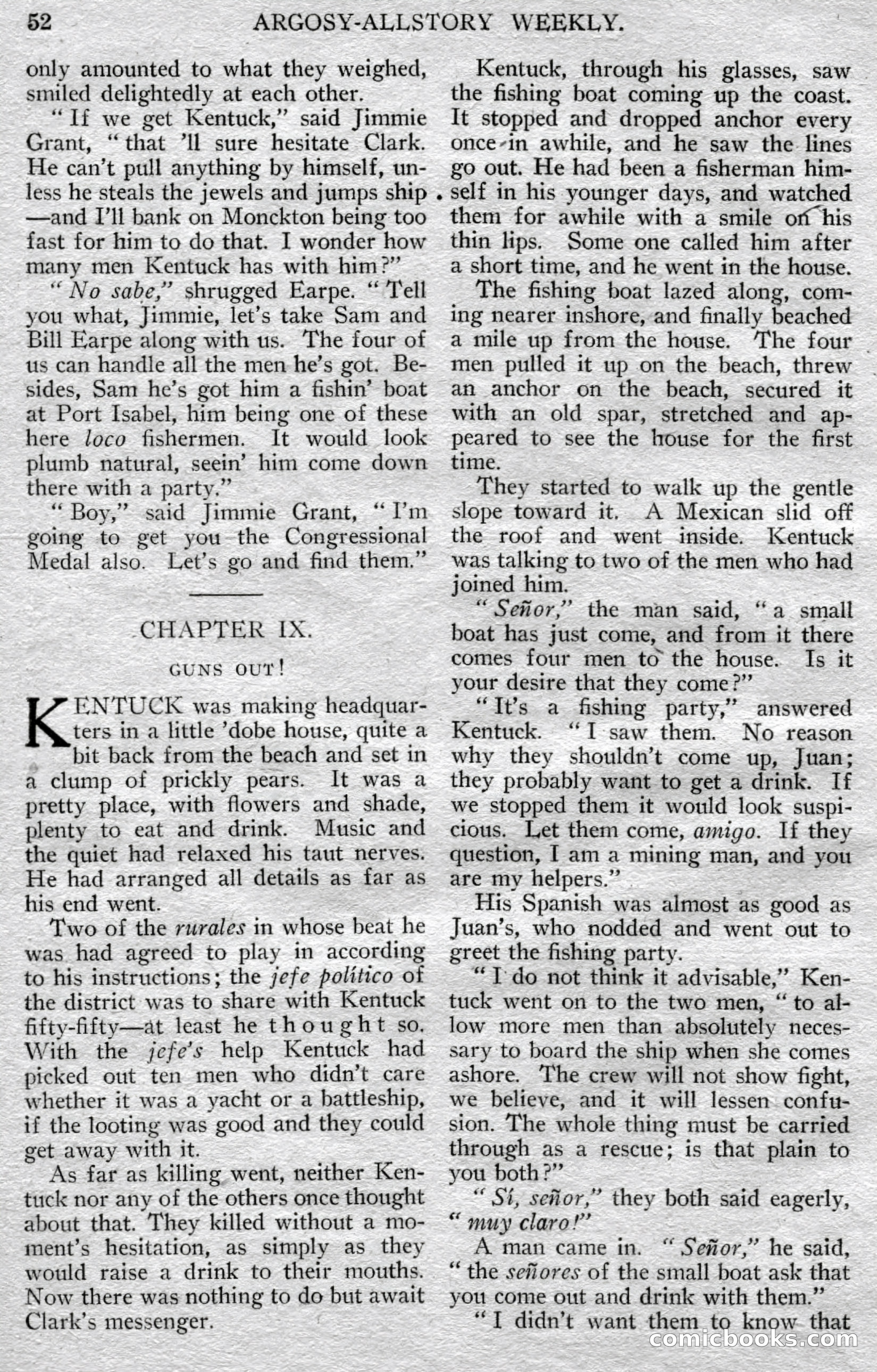 Argosy All-Story Weekly — page 54 of 148