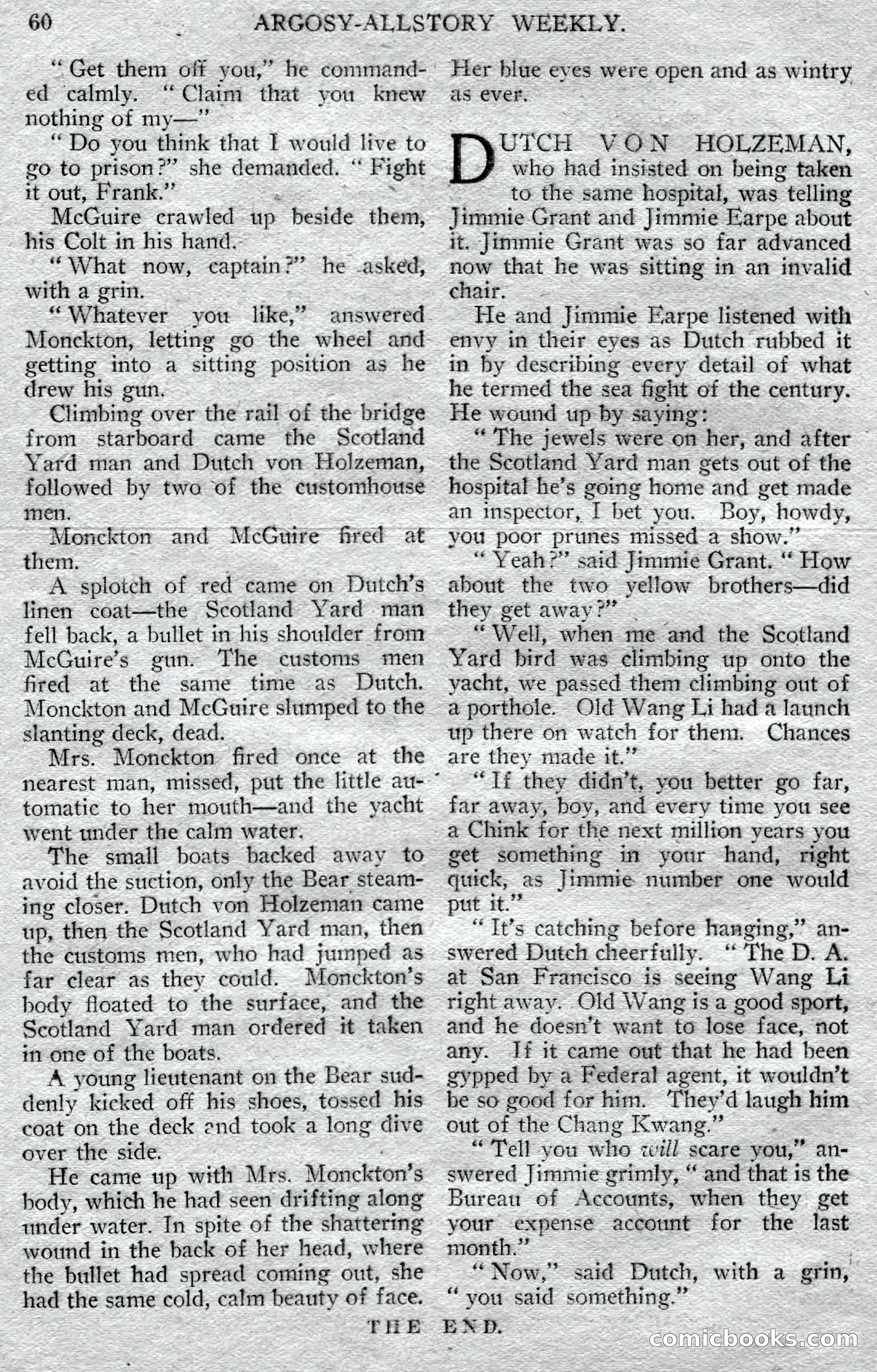Argosy All-Story Weekly — page 62 of 148