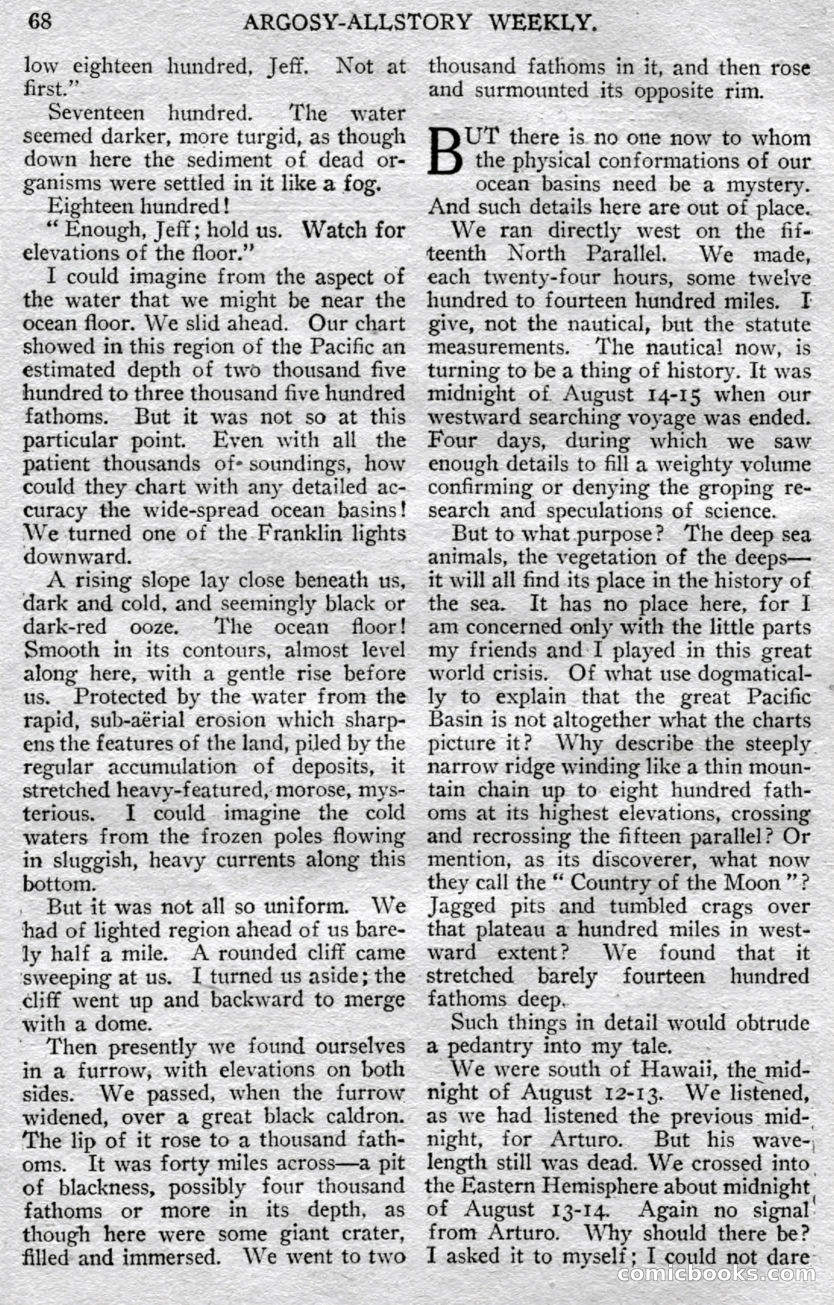 Argosy All-Story Weekly — page 70 of 148