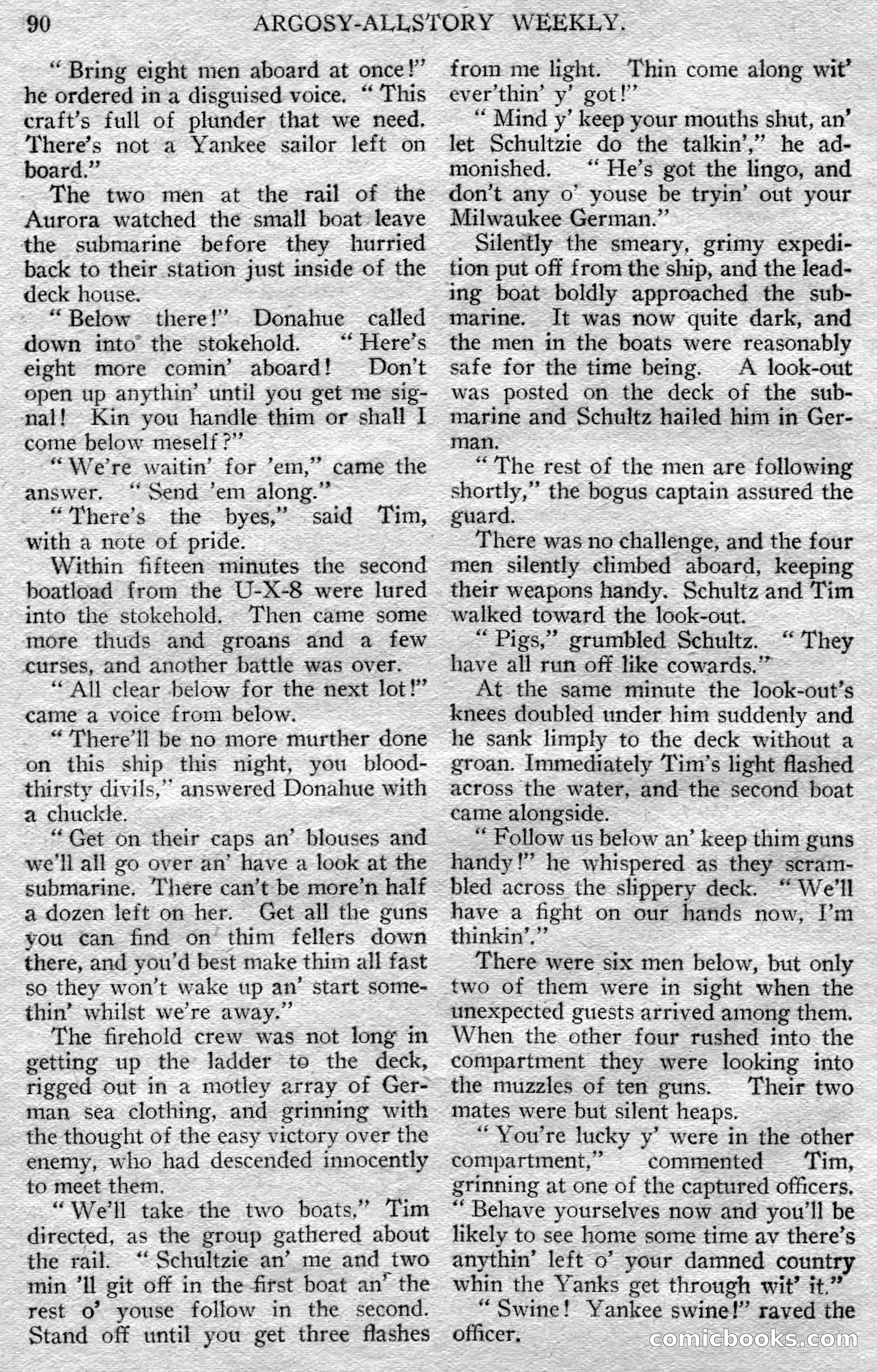 Argosy All-Story Weekly — page 92 of 148