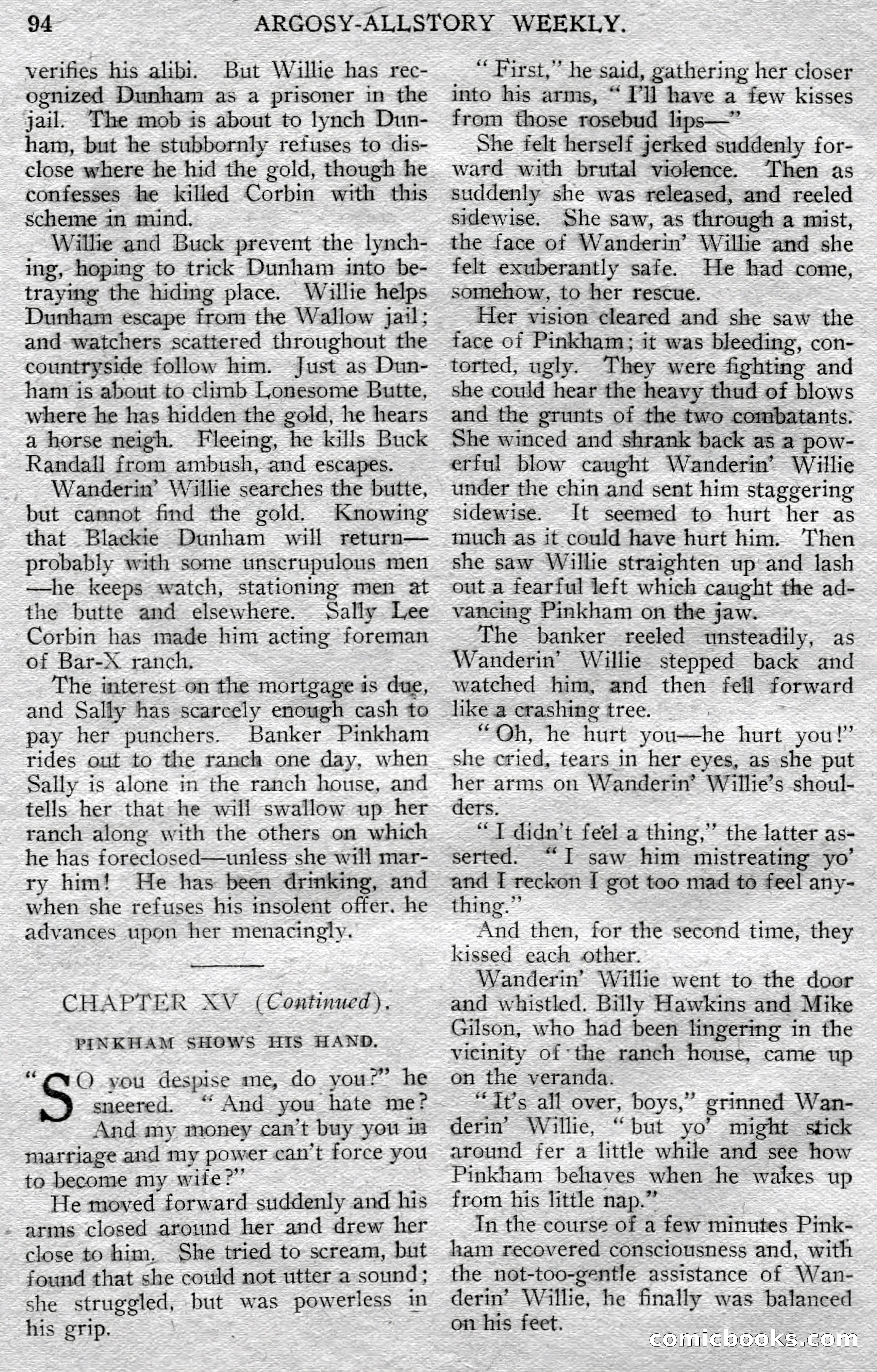 Argosy All-Story Weekly — page 96 of 148