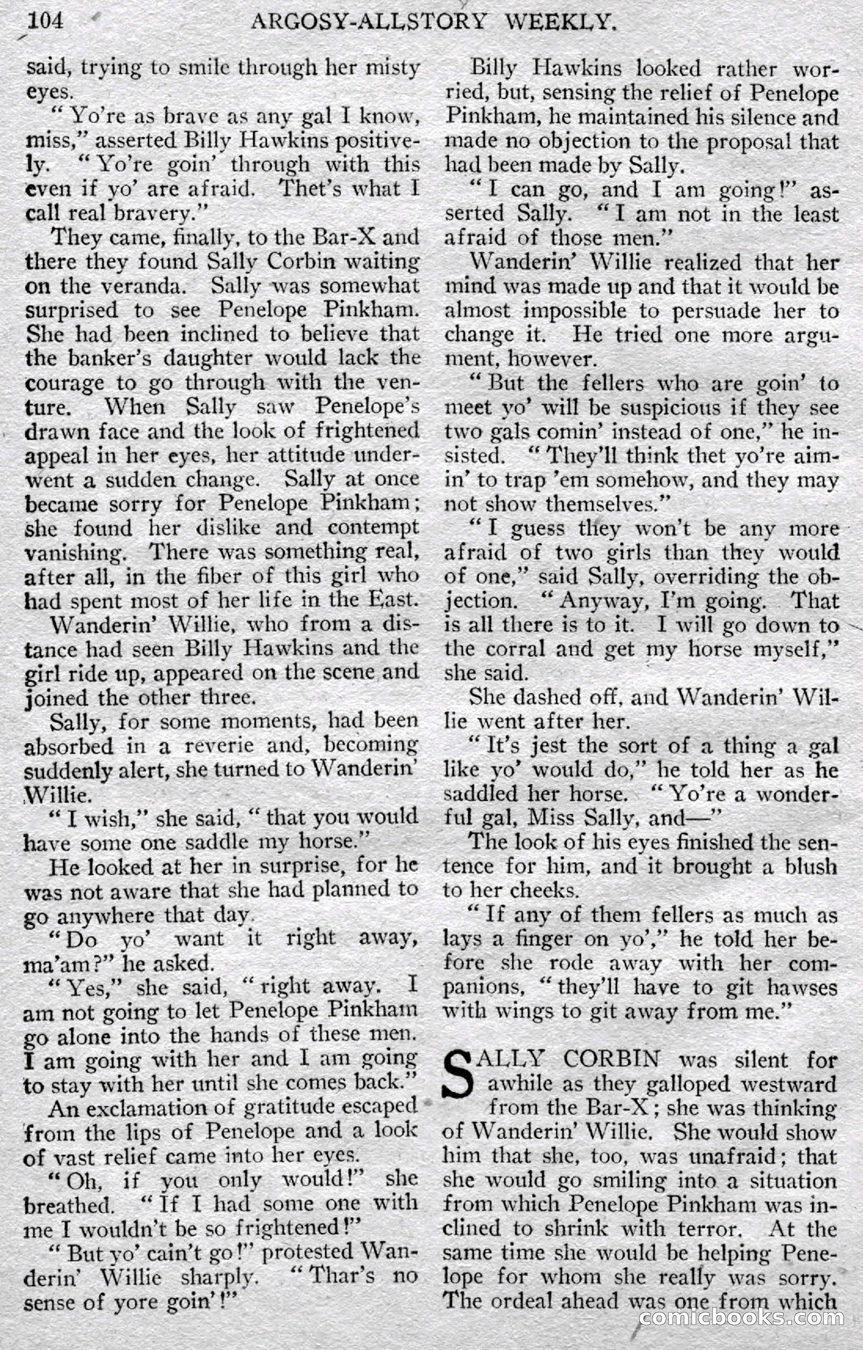 Argosy All-Story Weekly — page 106 of 148