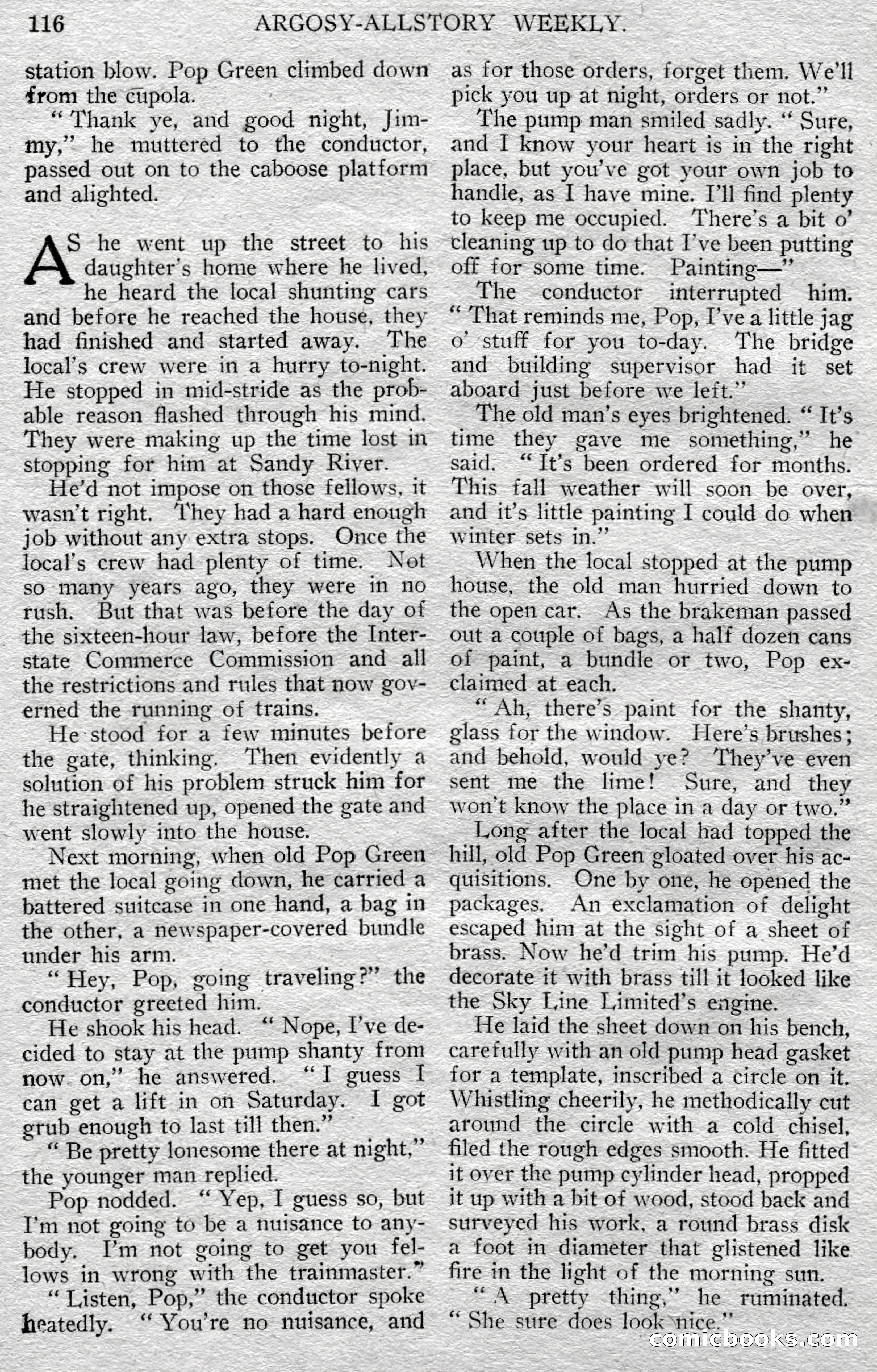 Argosy All-Story Weekly — page 118 of 148