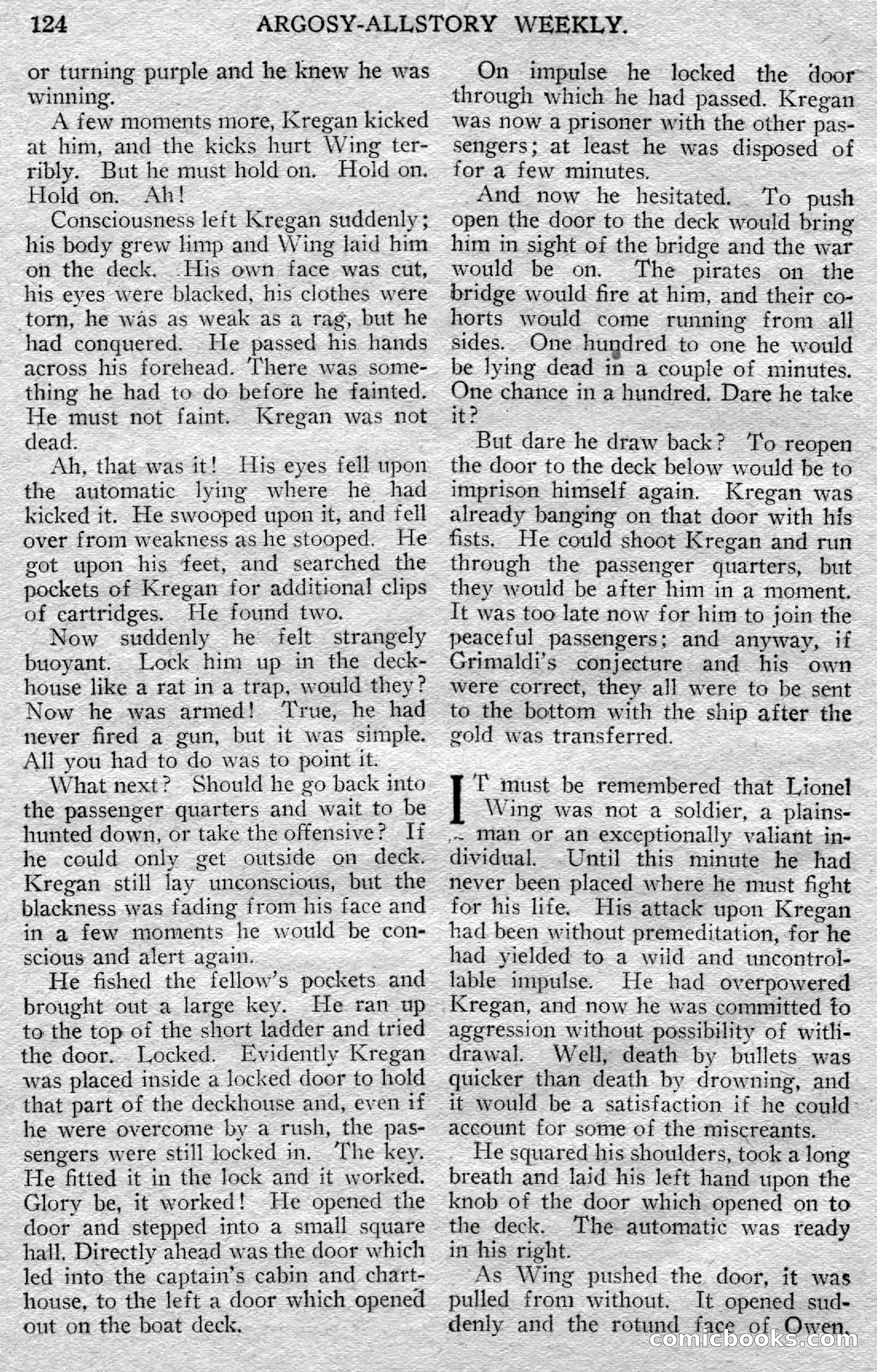 Argosy All-Story Weekly — page 126 of 148