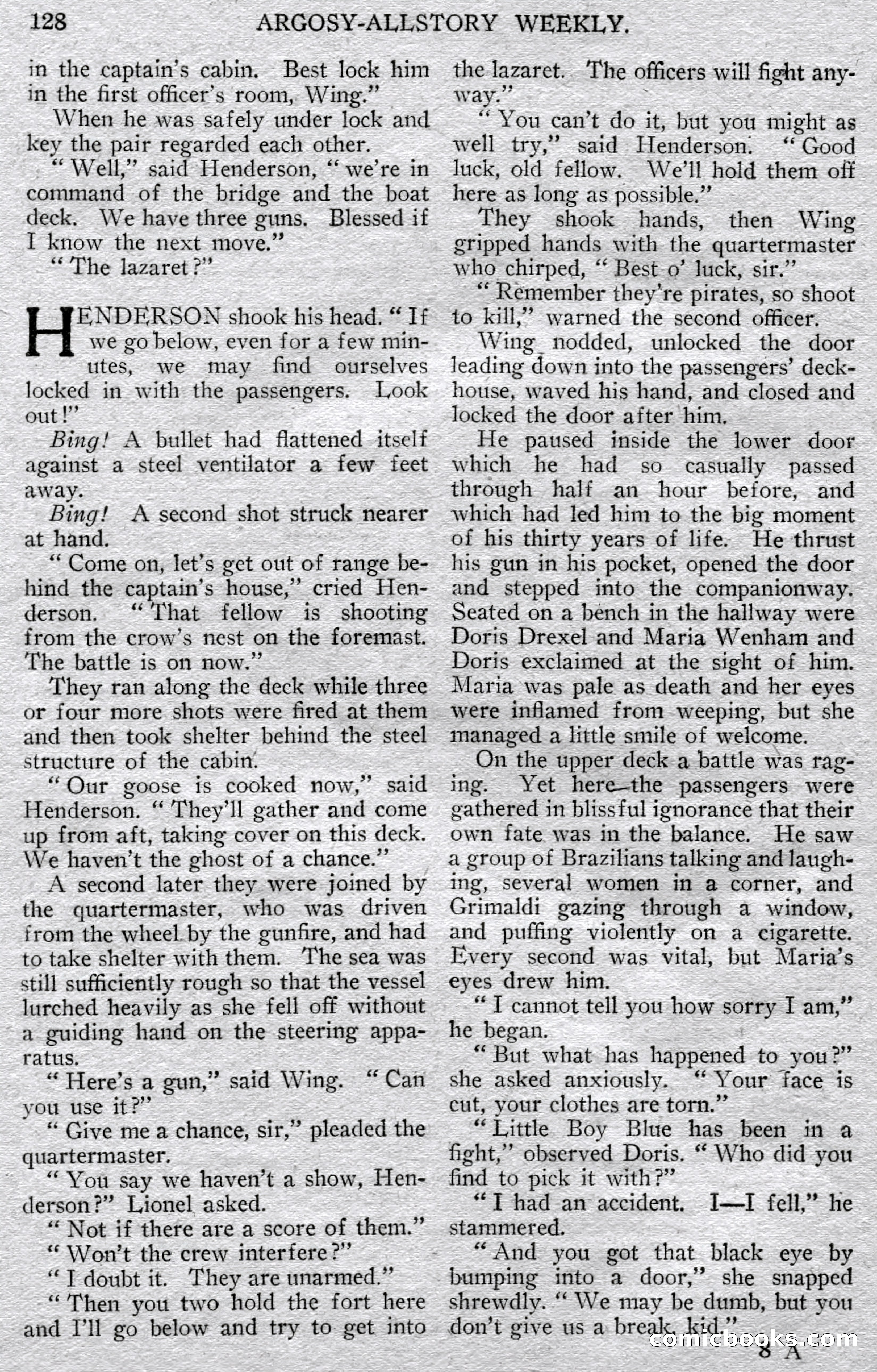 Argosy All-Story Weekly — page 130 of 148