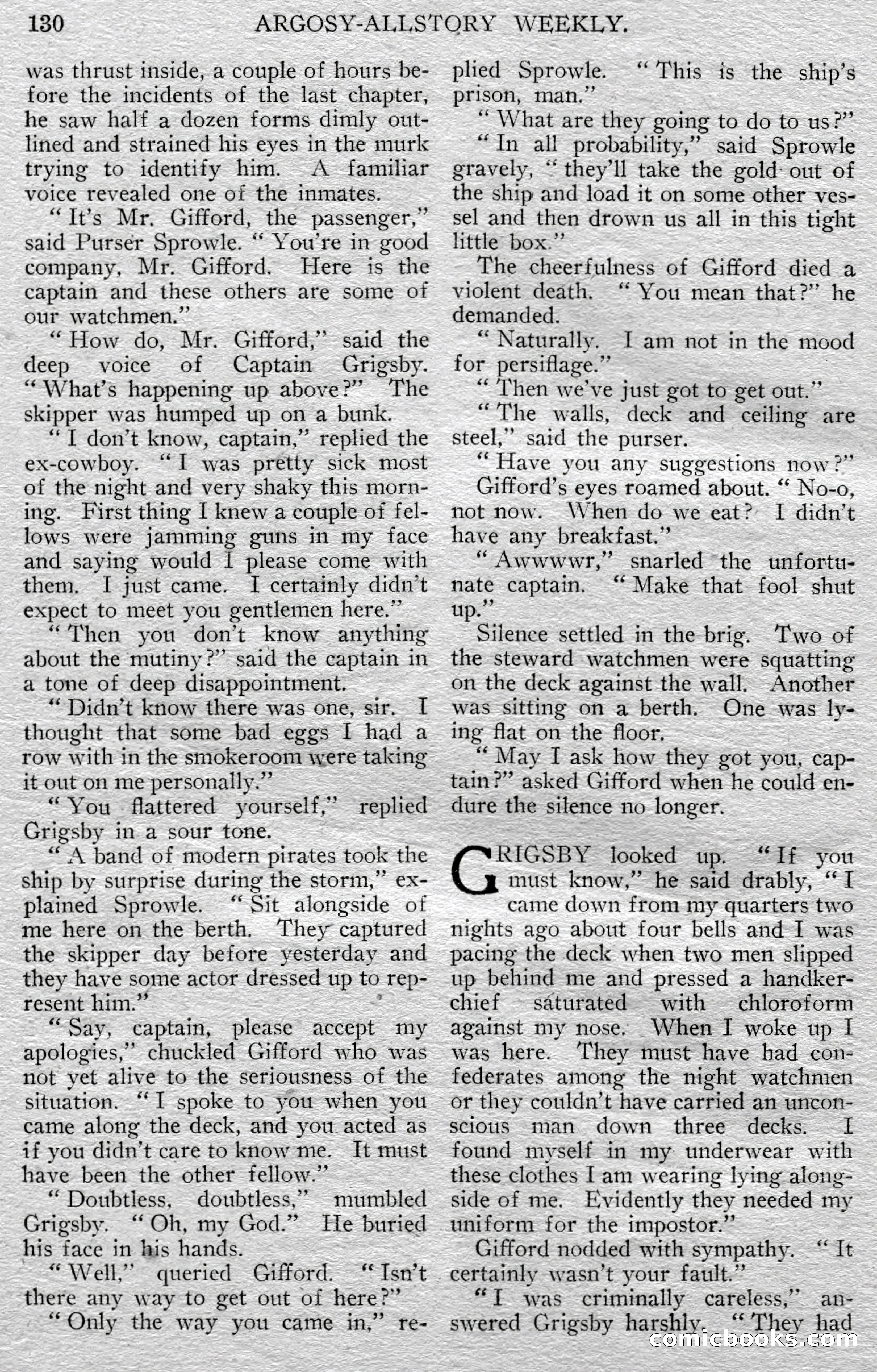 Argosy All-Story Weekly — page 132 of 148