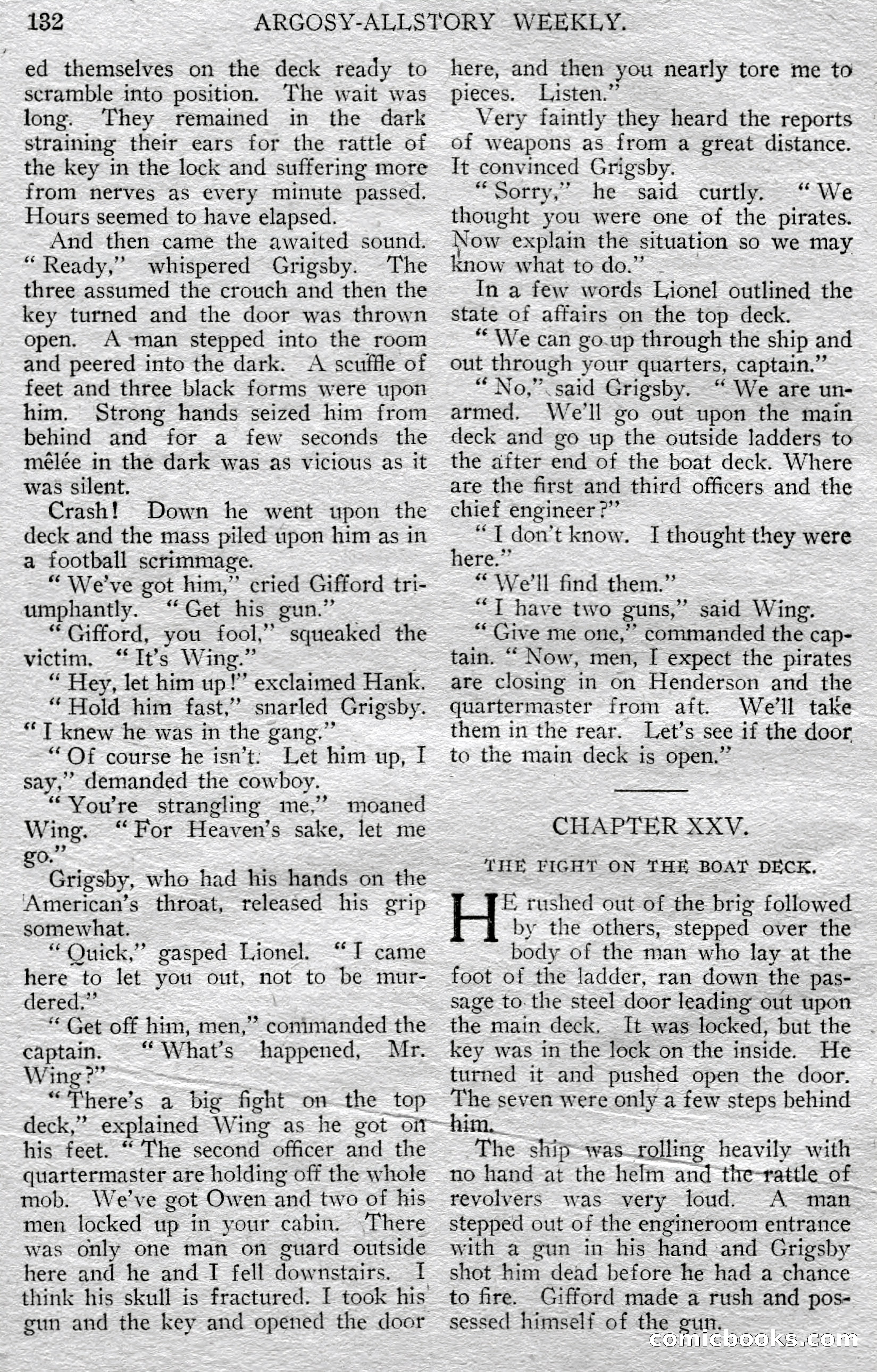 Argosy All-Story Weekly — page 134 of 148