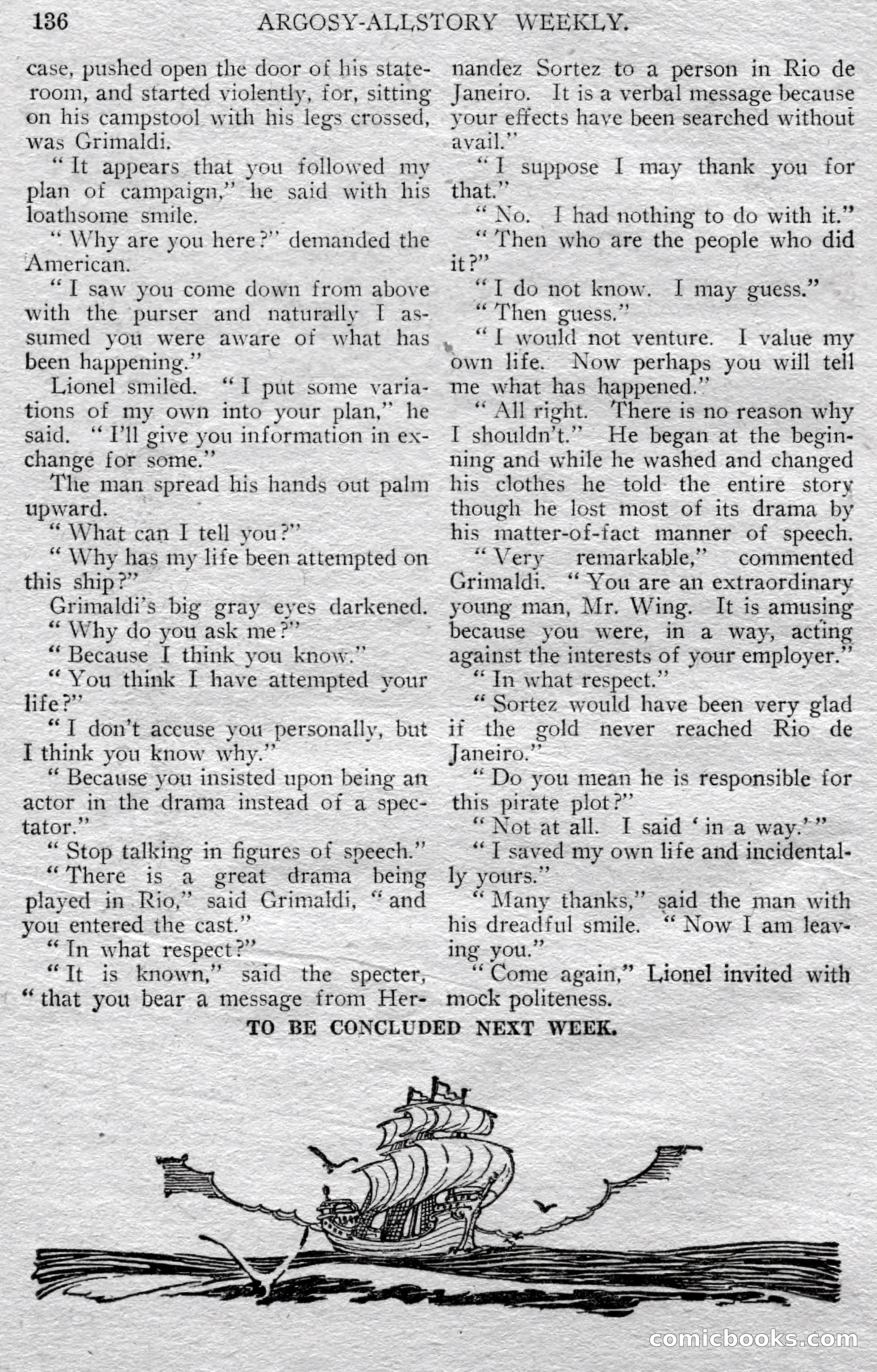 Argosy All-Story Weekly — page 138 of 148