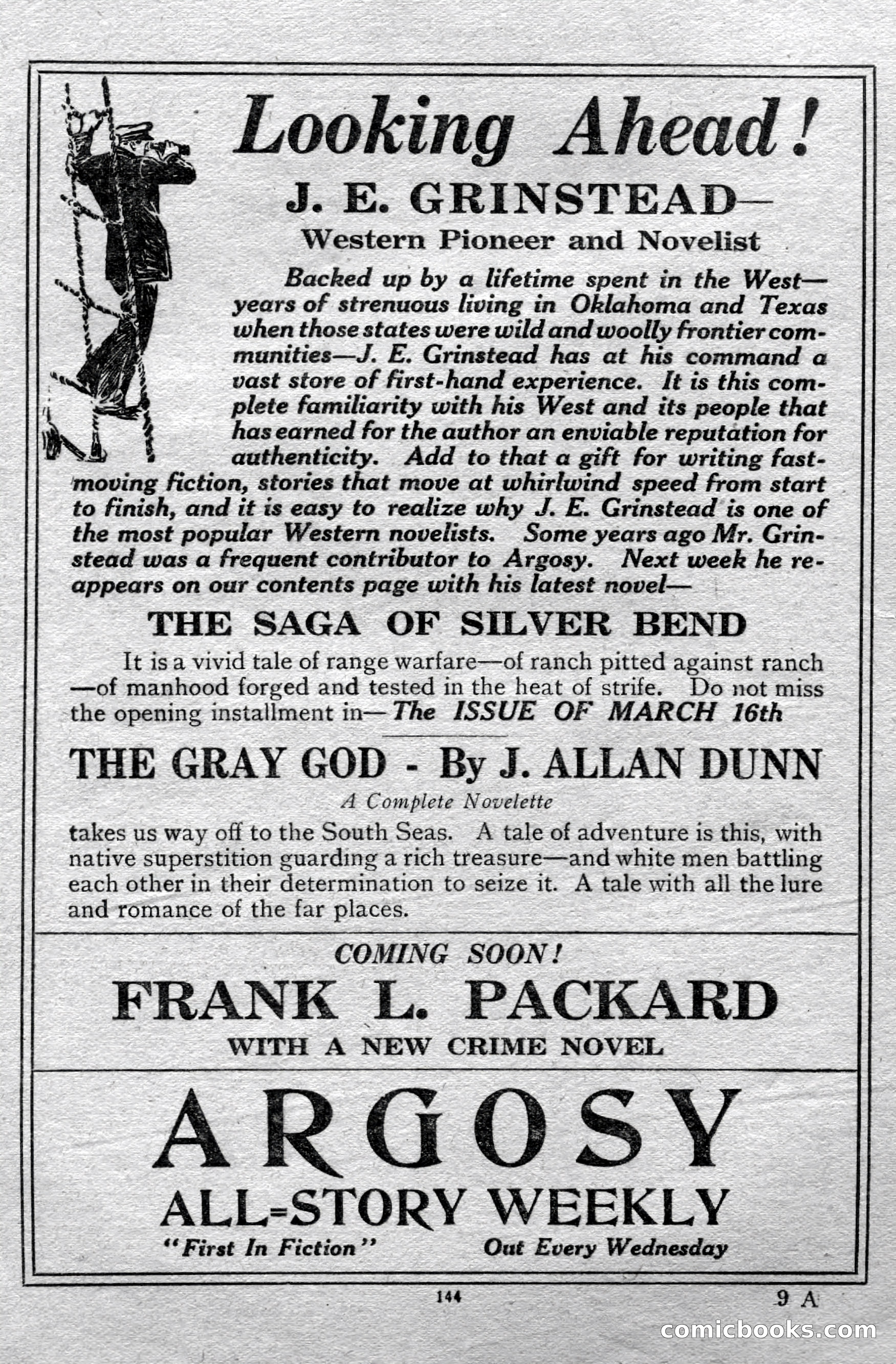 Argosy All-Story Weekly — page 146 of 148