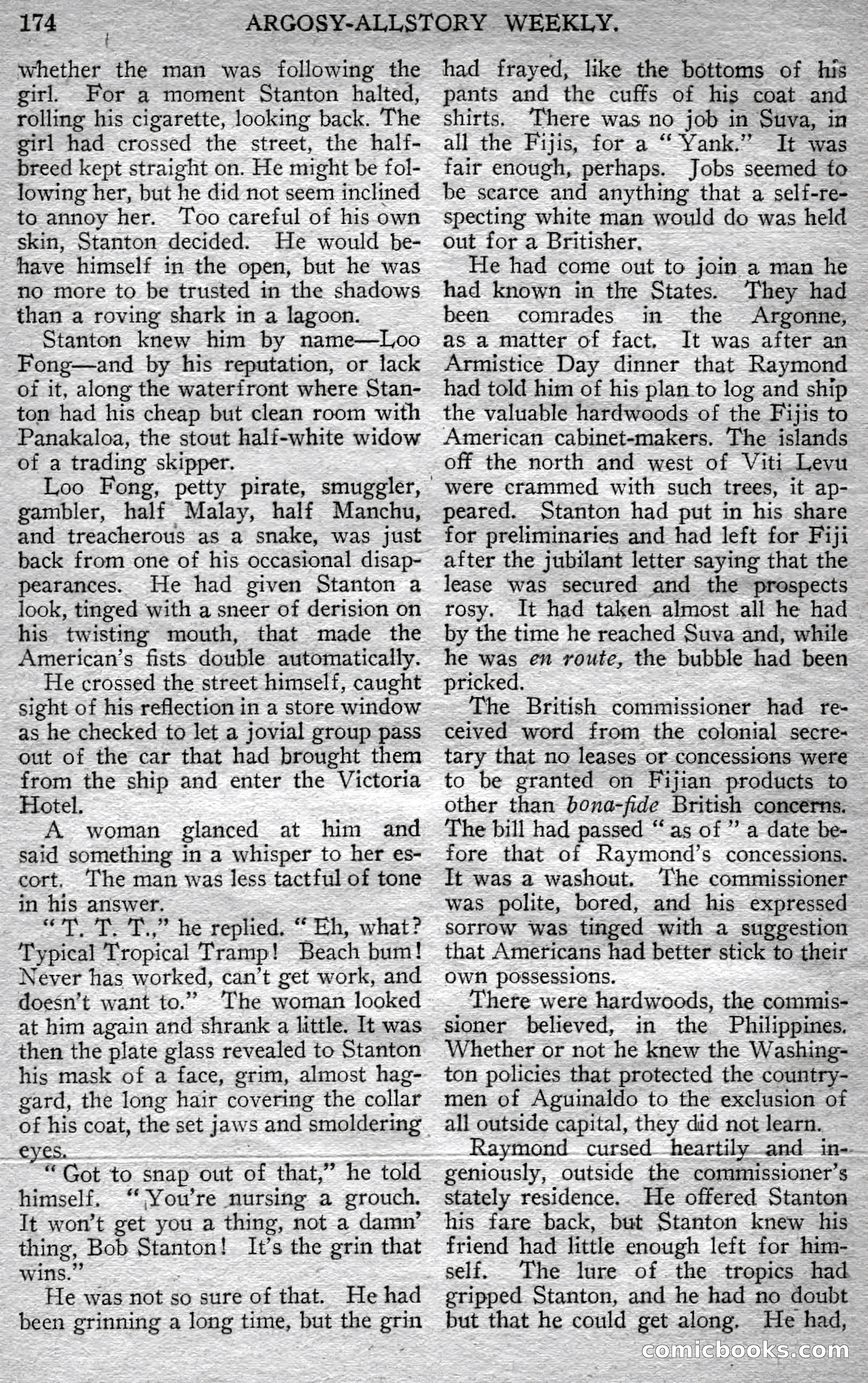Argosy All-Story Weekly — page 32 of 148