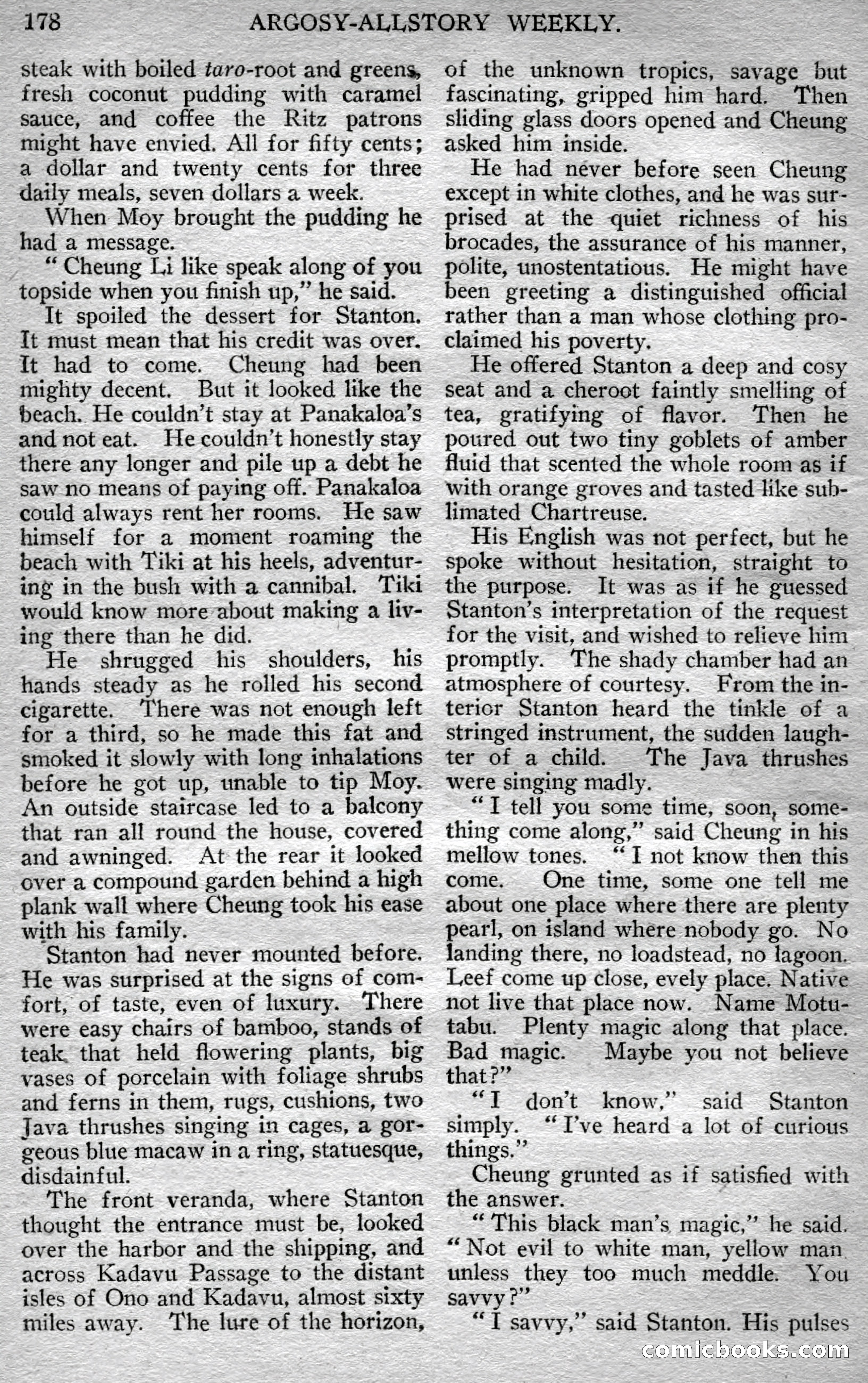 Argosy All-Story Weekly — page 36 of 148