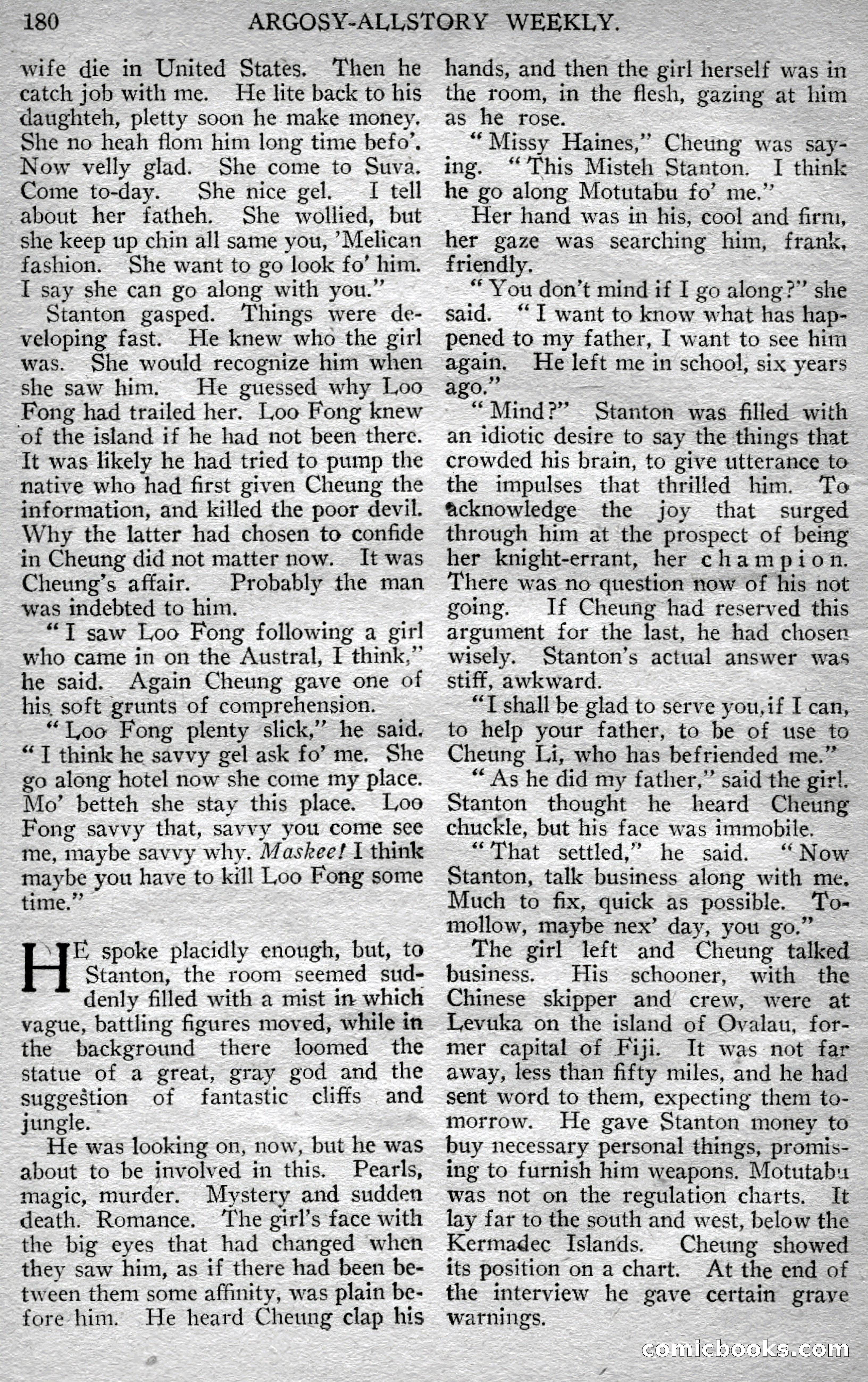 Argosy All-Story Weekly — page 38 of 148