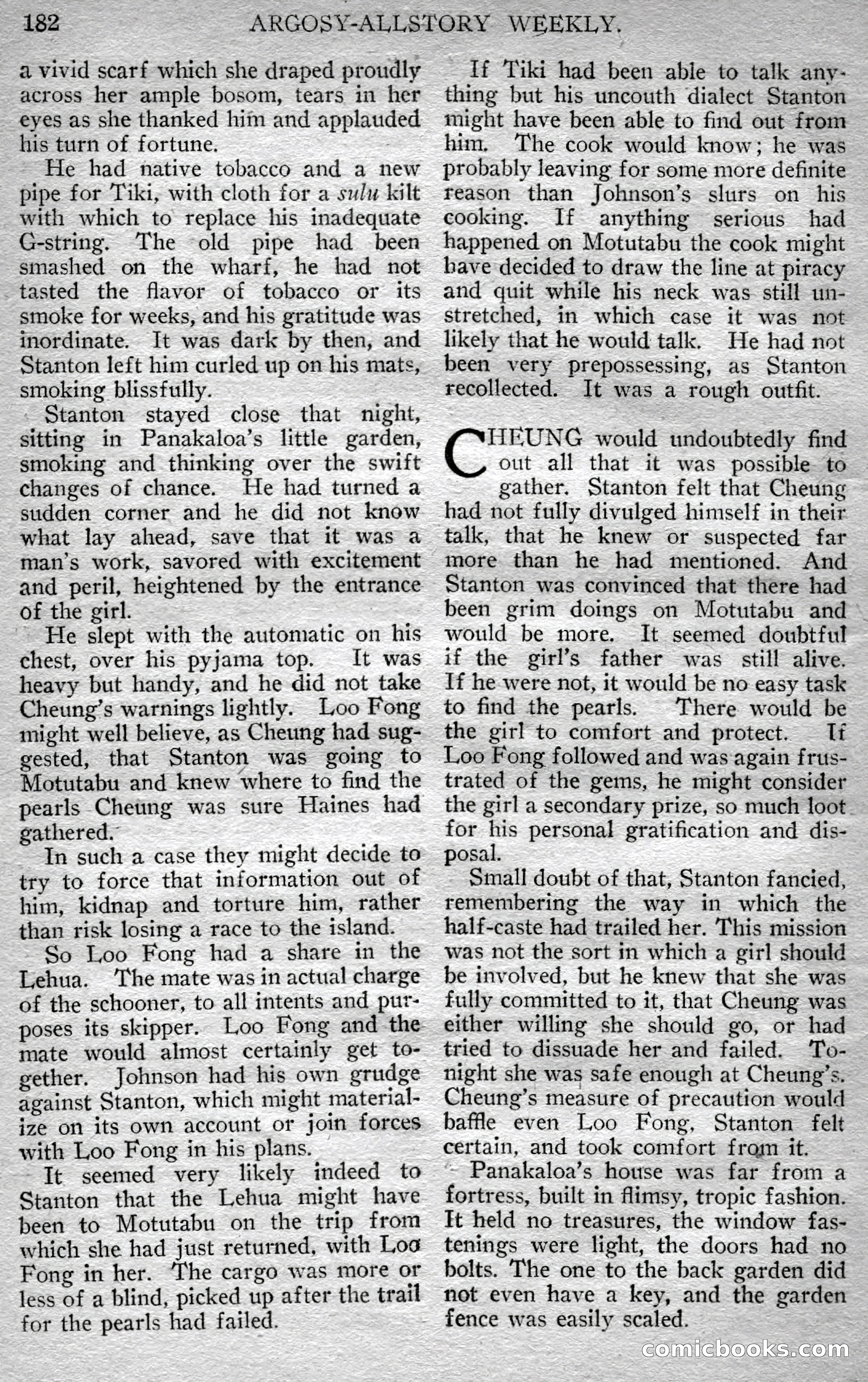 Argosy All-Story Weekly — page 40 of 148