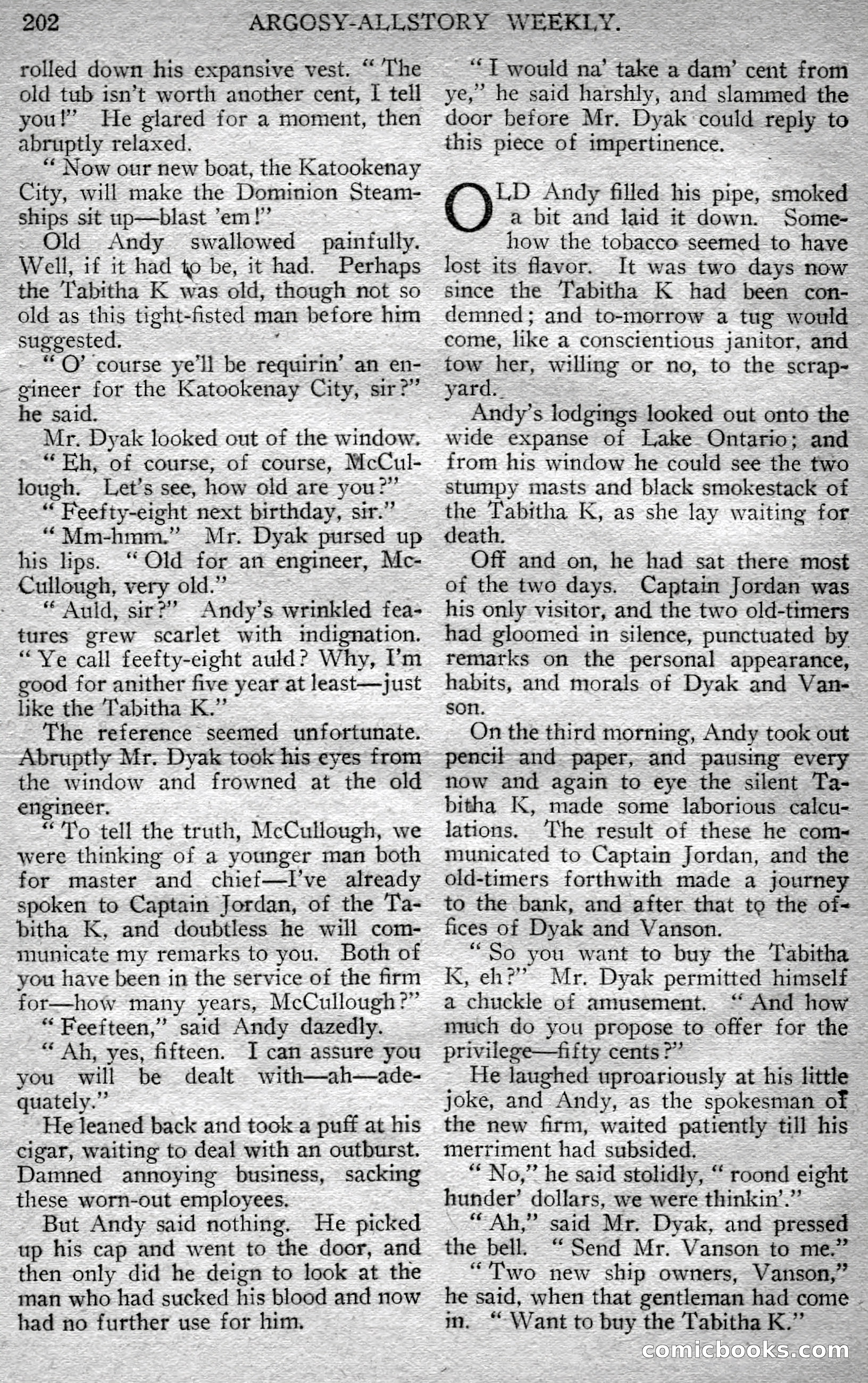 Argosy All-Story Weekly — page 60 of 148