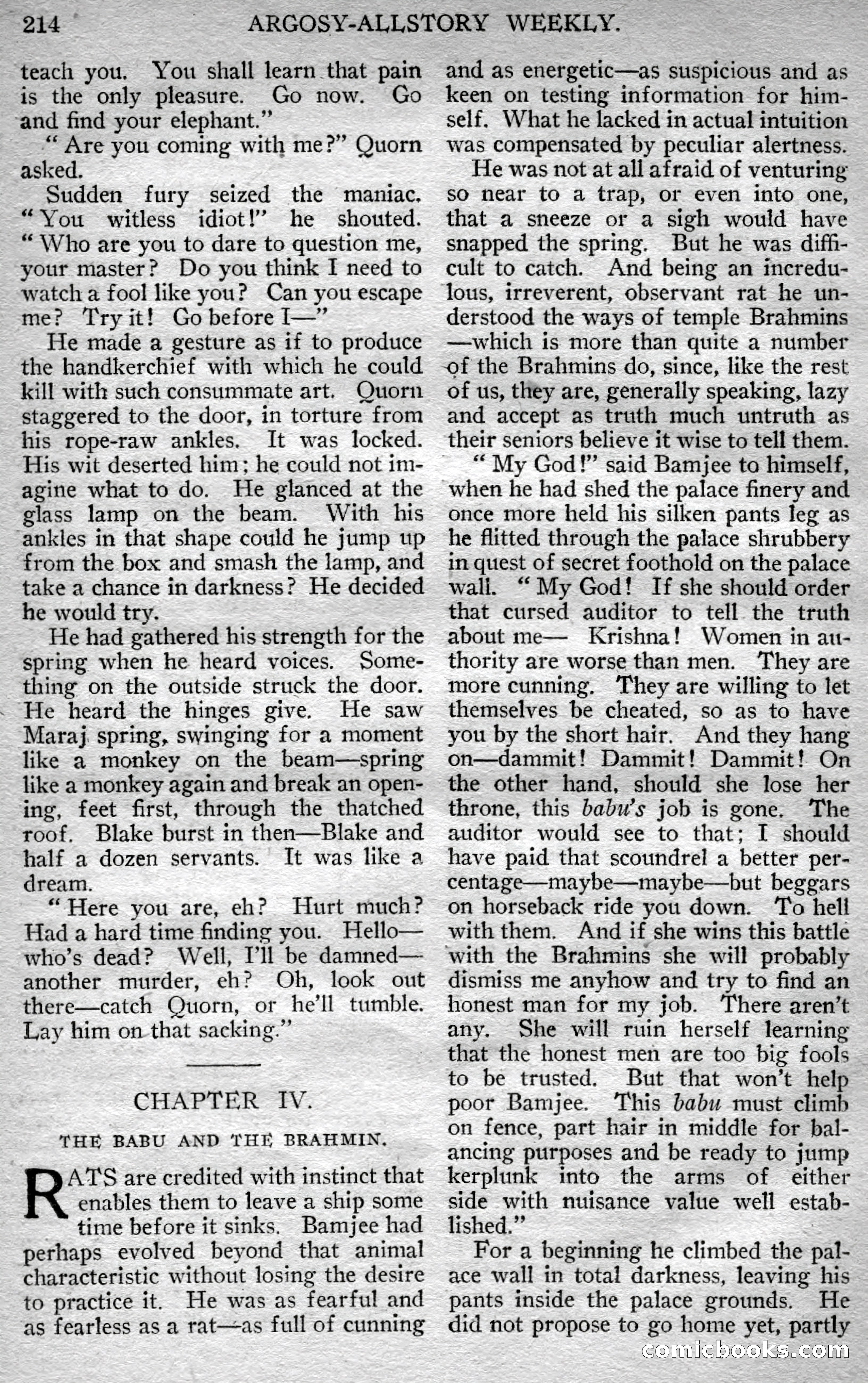 Argosy All-Story Weekly — page 72 of 148