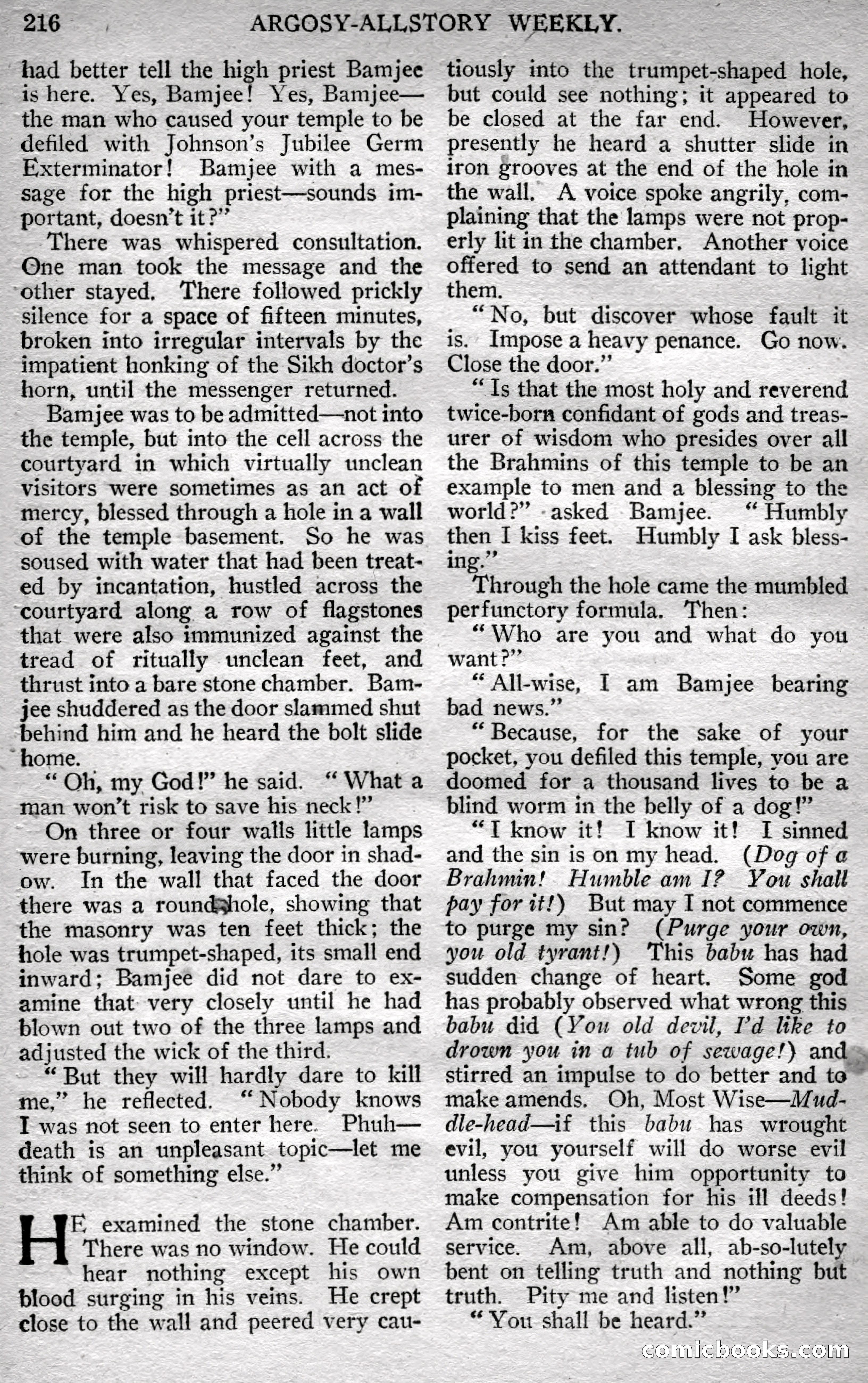 Argosy All-Story Weekly — page 74 of 148