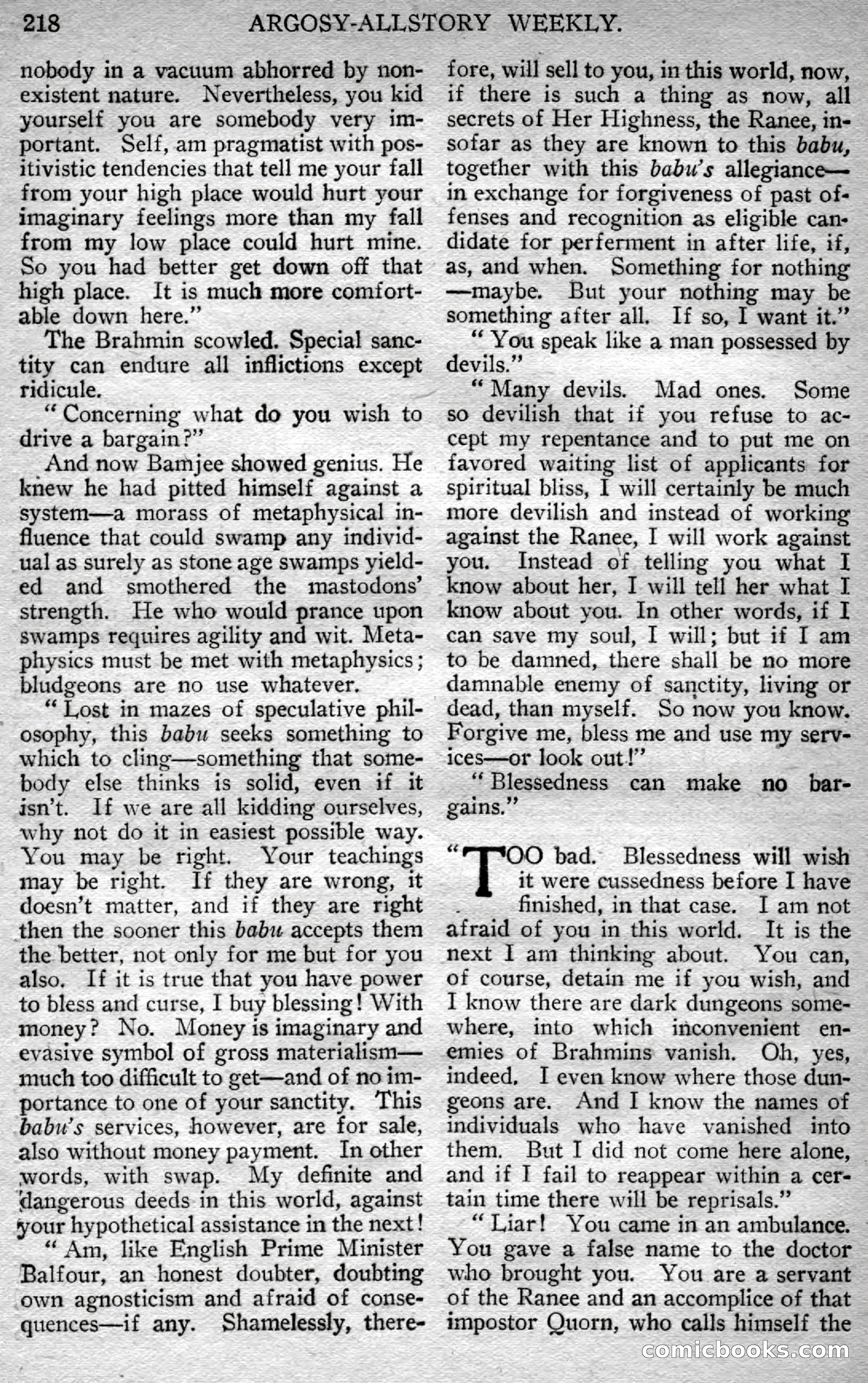 Argosy All-Story Weekly — page 76 of 148