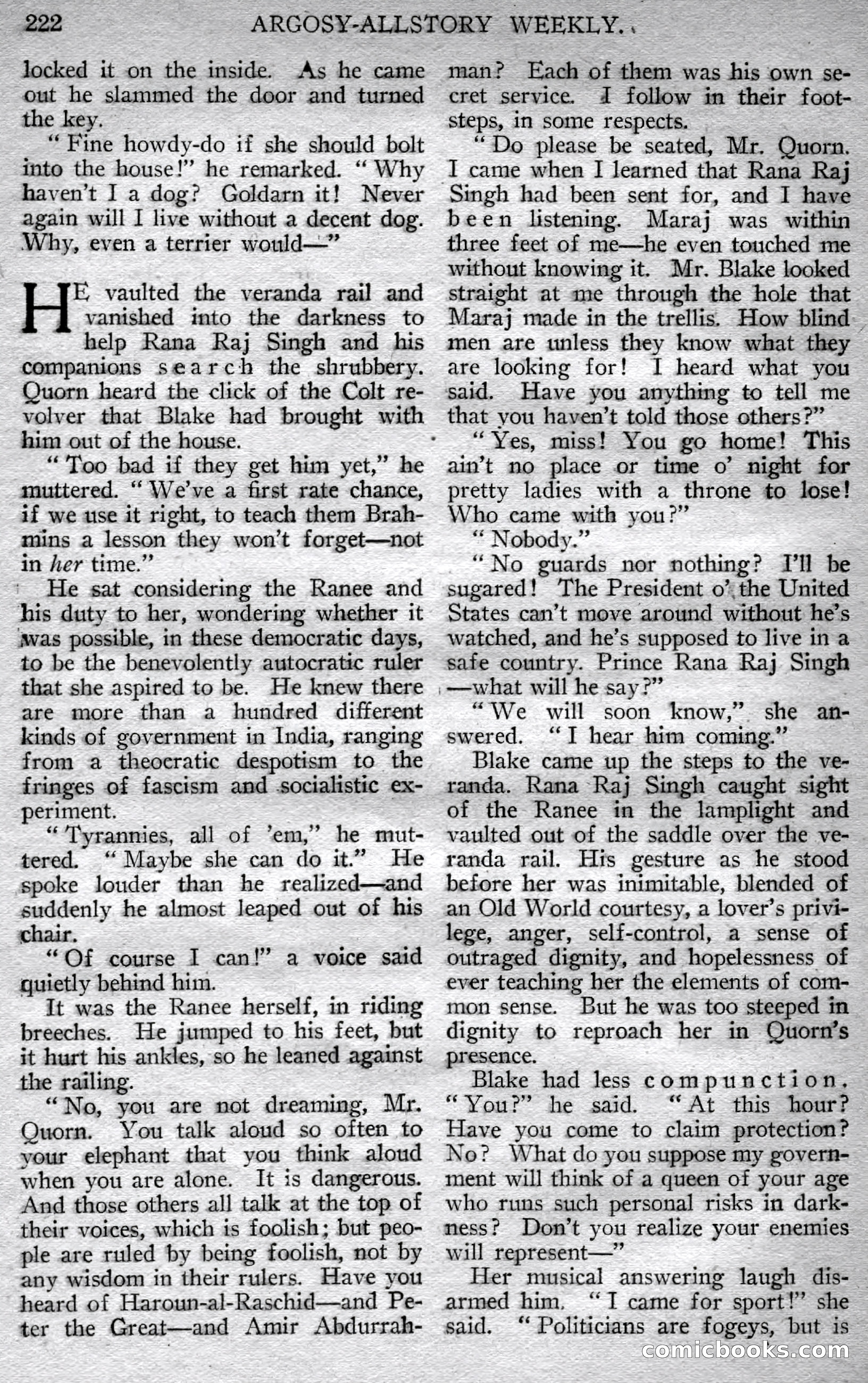 Argosy All-Story Weekly — page 80 of 148