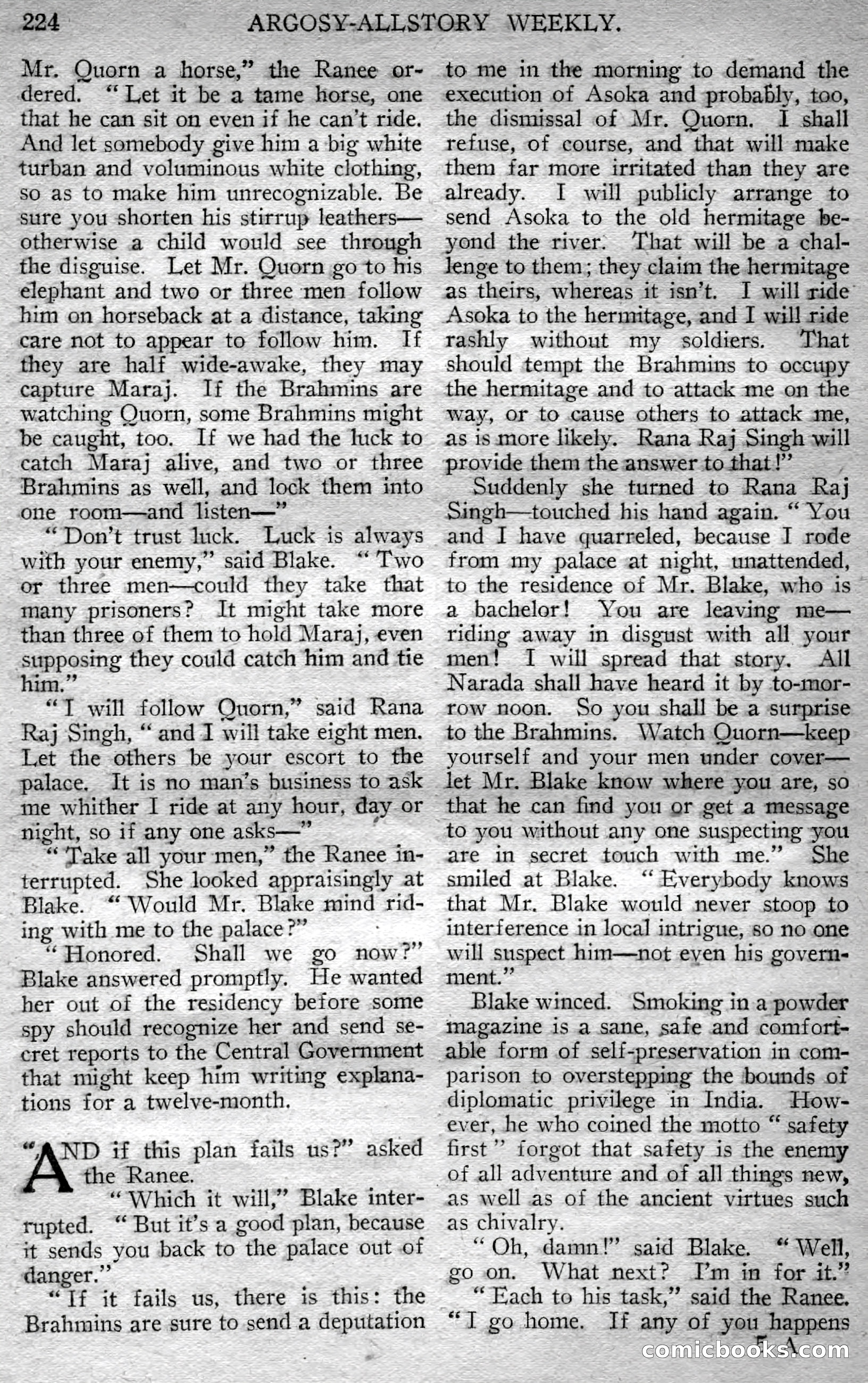 Argosy All-Story Weekly — page 82 of 148