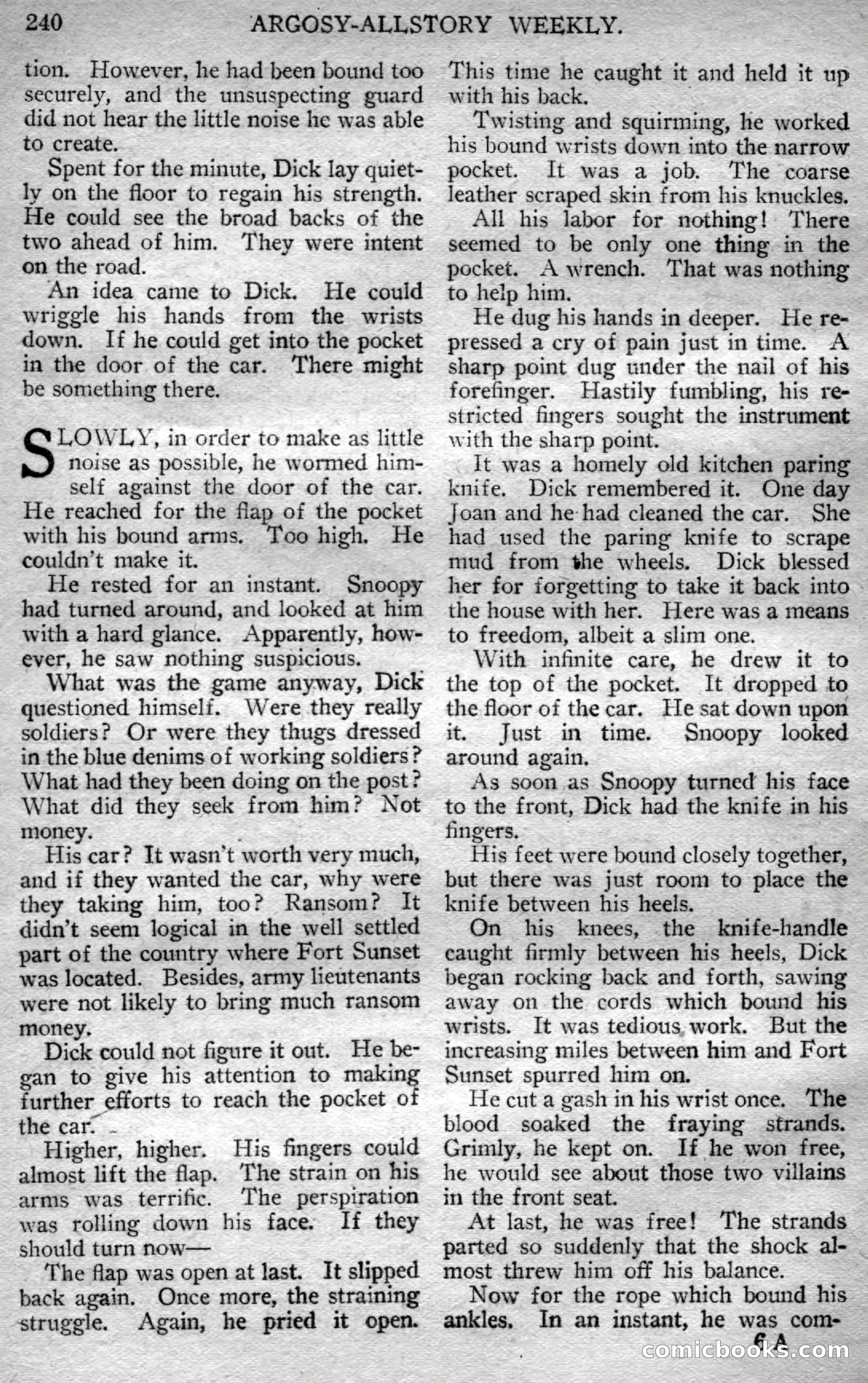 Argosy All-Story Weekly — page 98 of 148