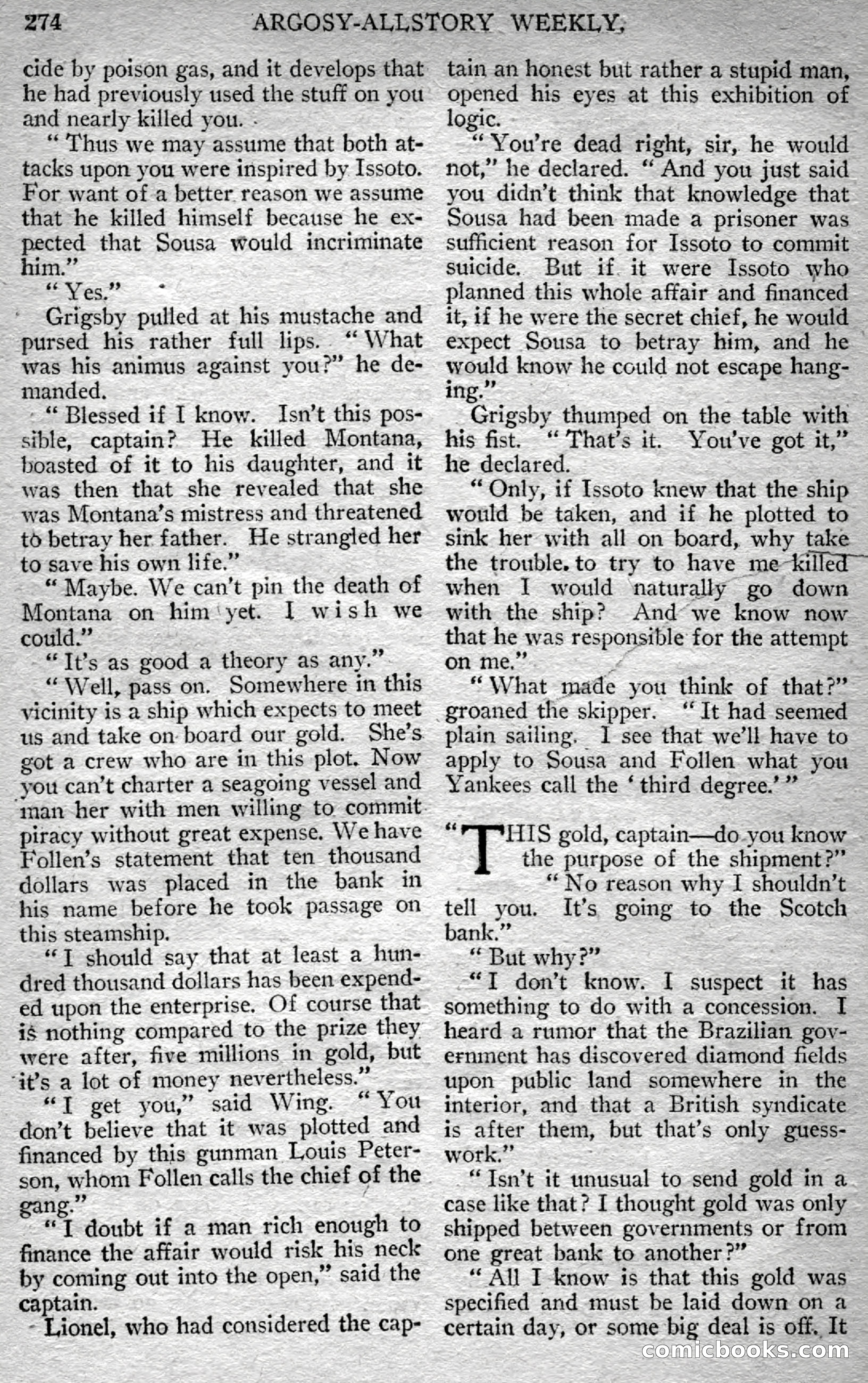 Argosy All-Story Weekly — page 132 of 148