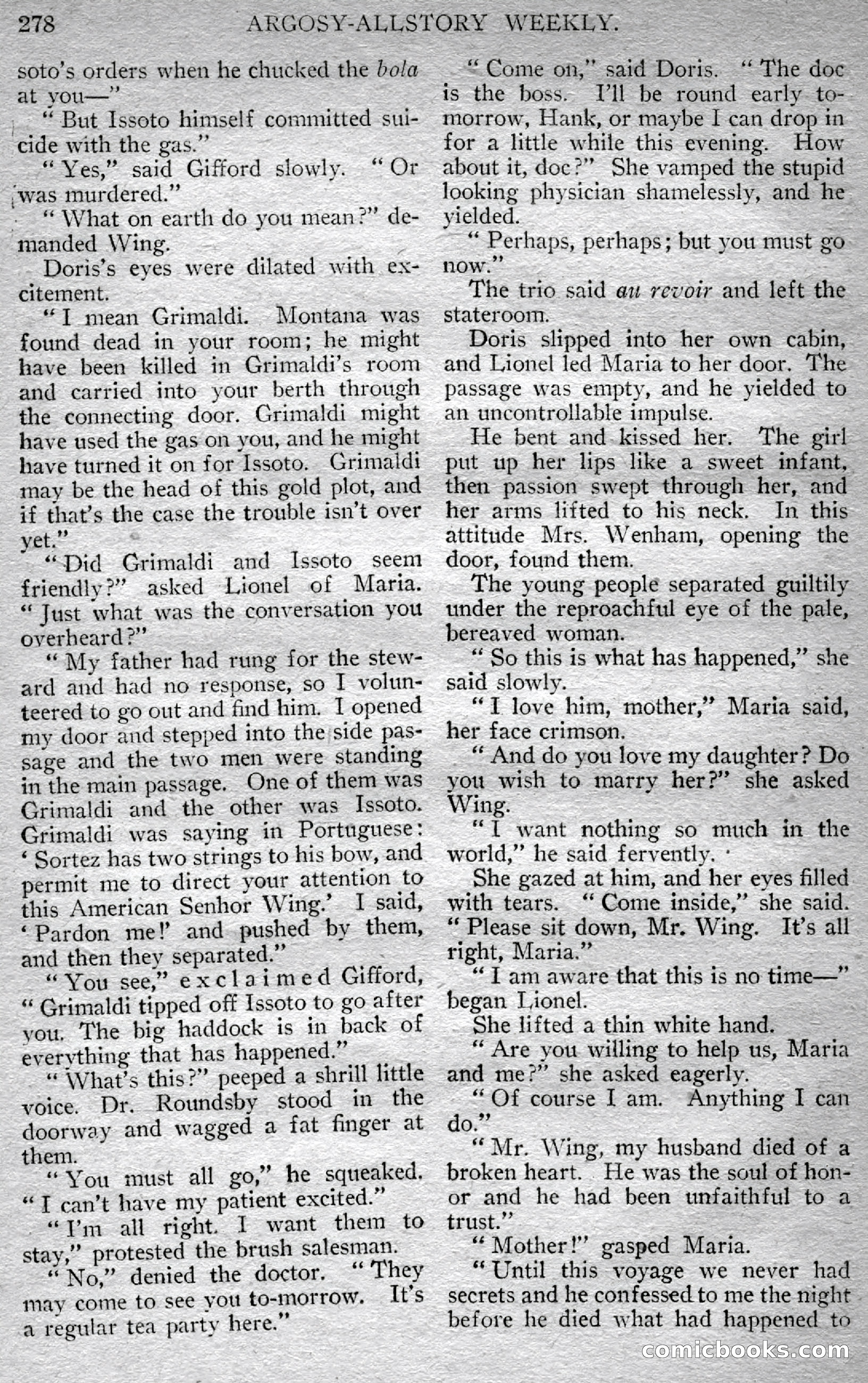 Argosy All-Story Weekly — page 136 of 148