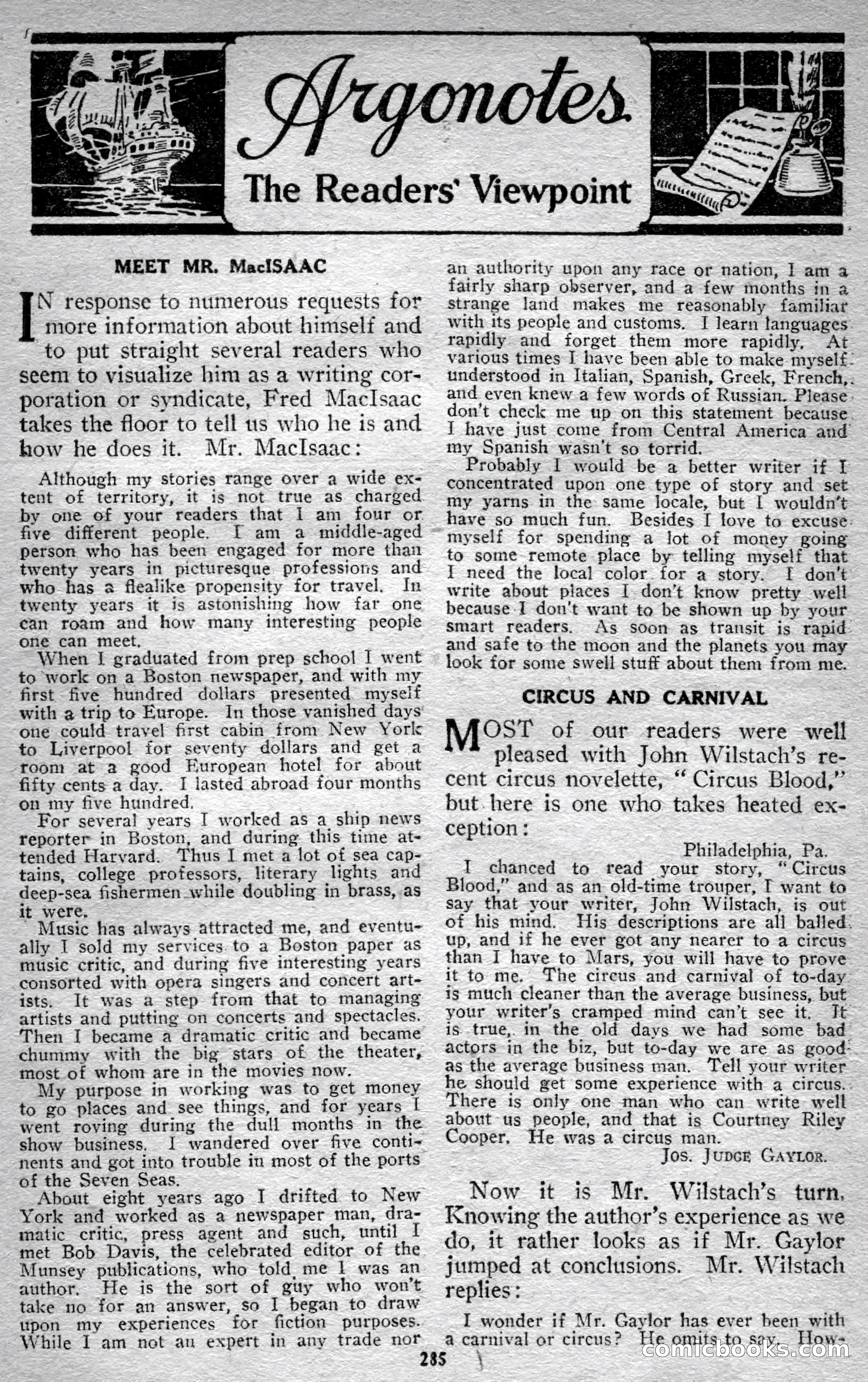 Argosy All-Story Weekly — page 143 of 148