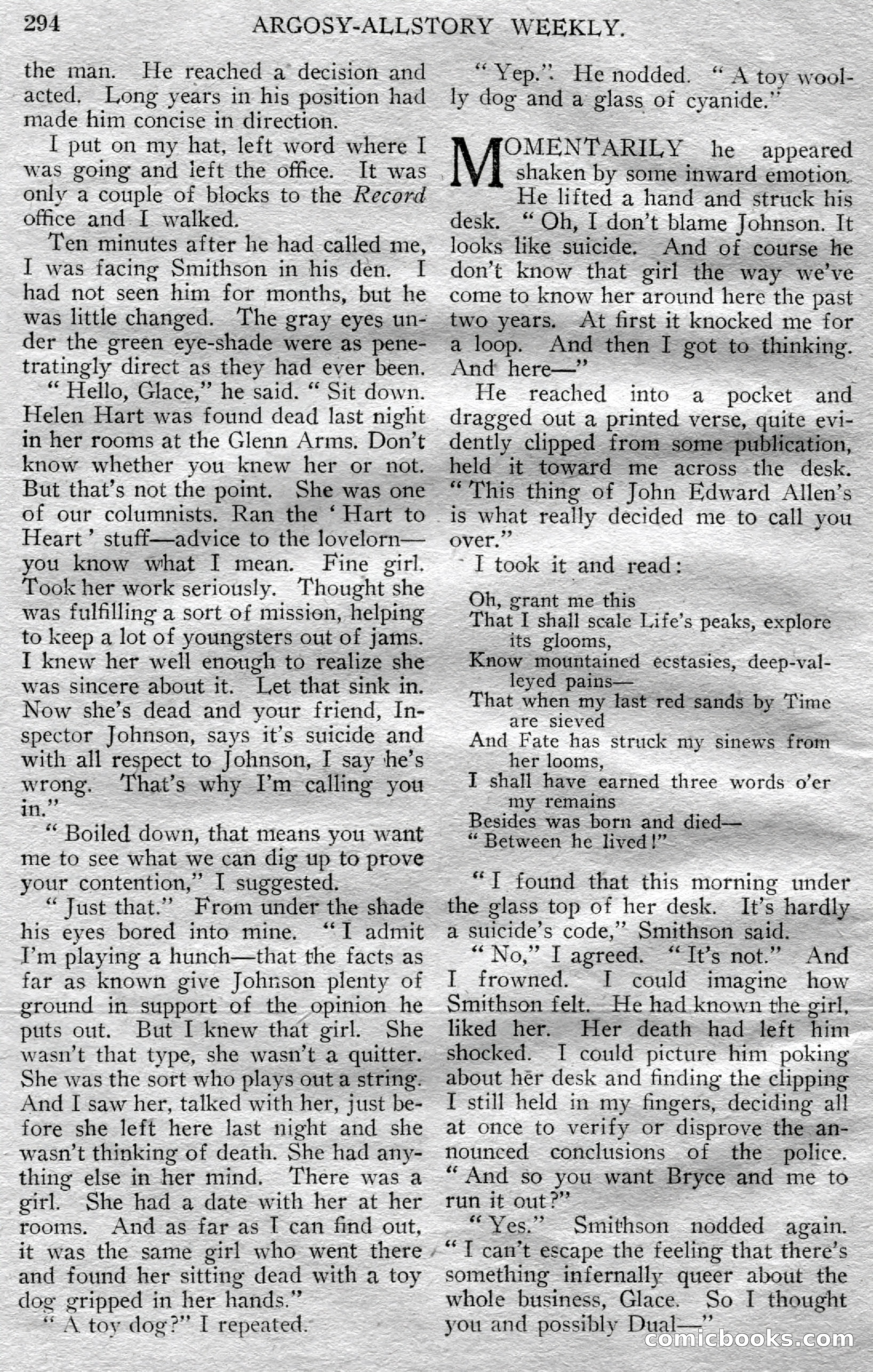 Argosy All-Story Weekly, March 23, 1929 — page 8 of 148