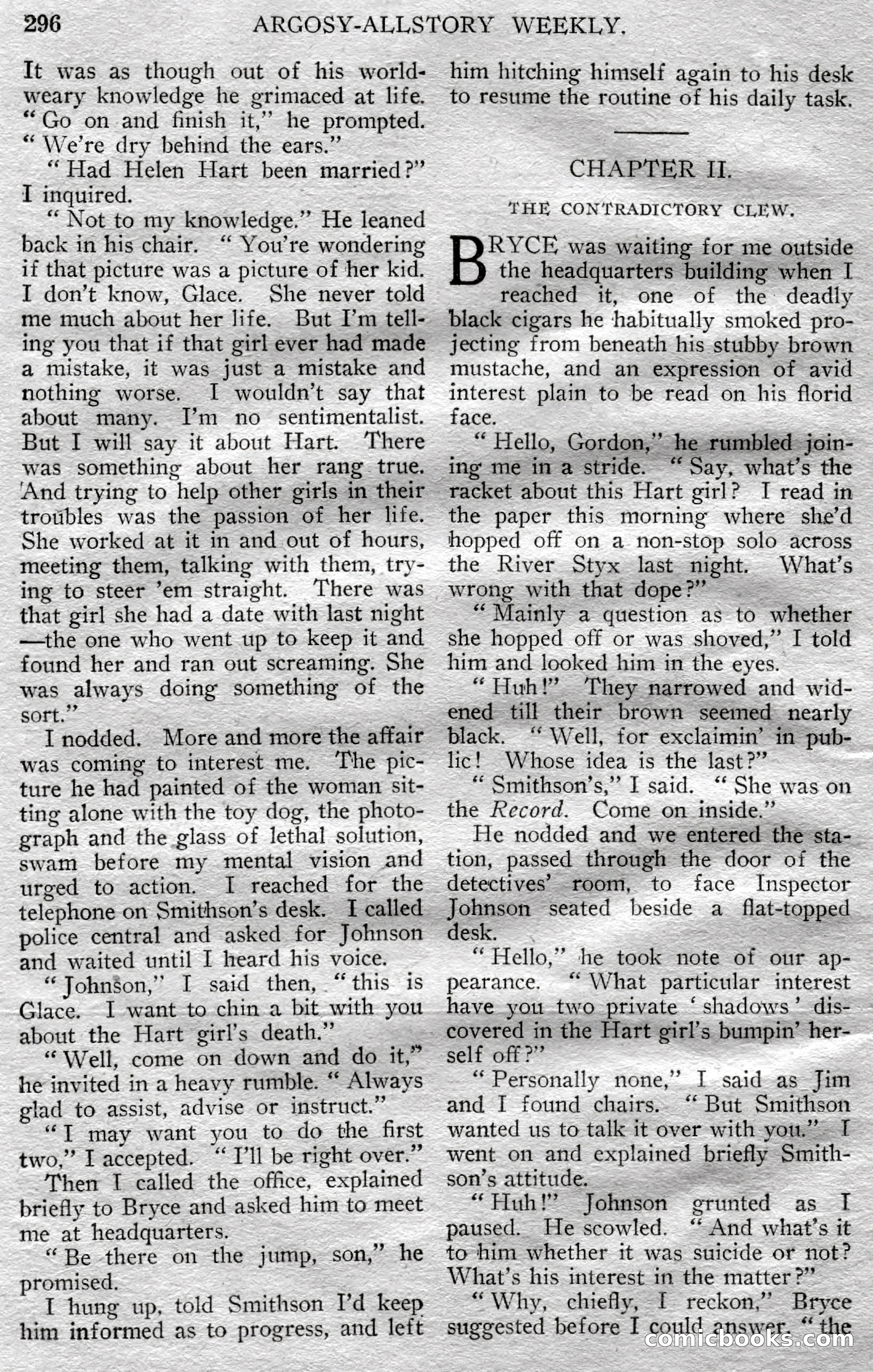 Argosy All-Story Weekly, March 23, 1929 — page 10 of 148