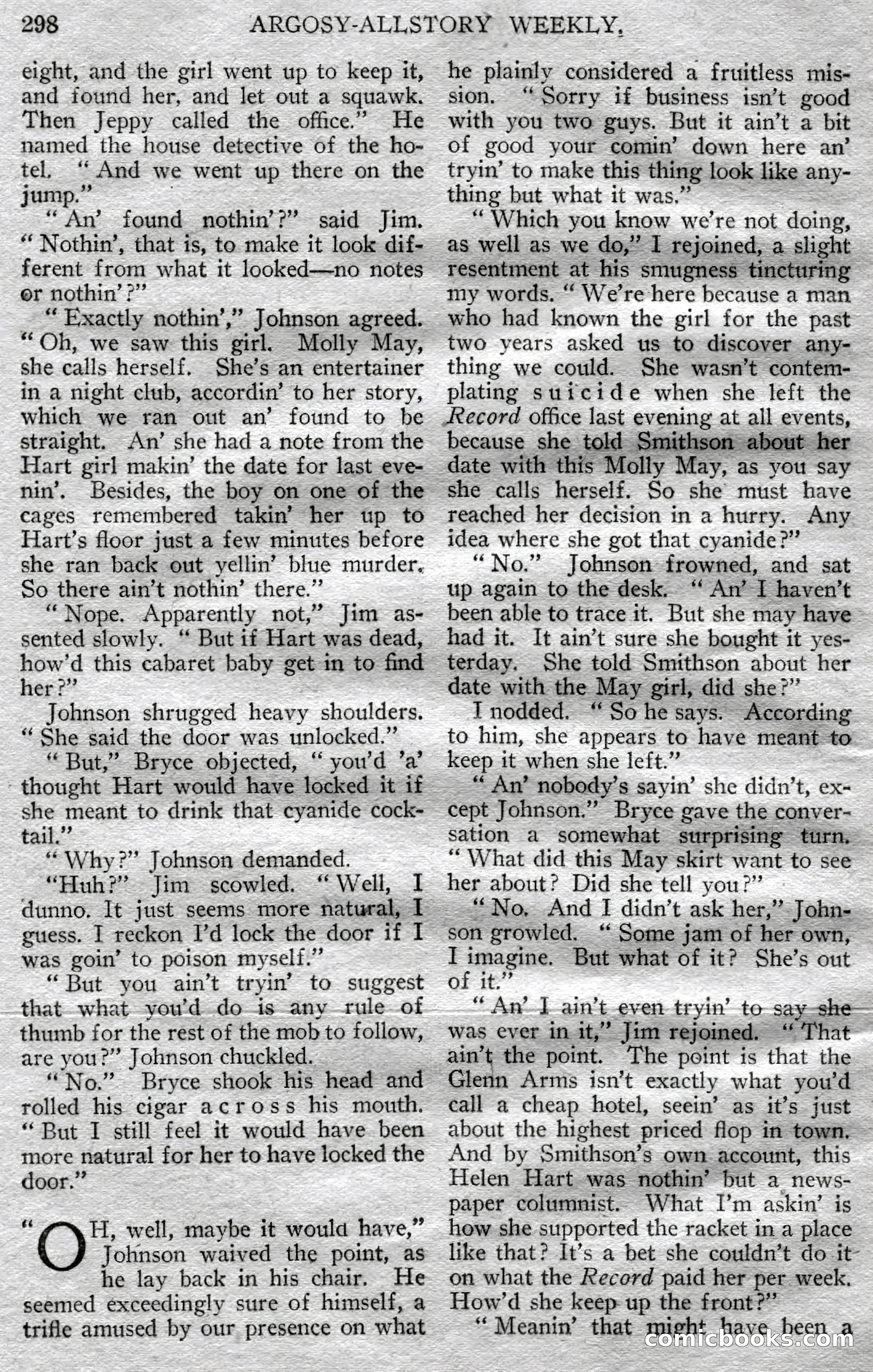 Argosy All-Story Weekly, March 23, 1929 — page 12 of 148