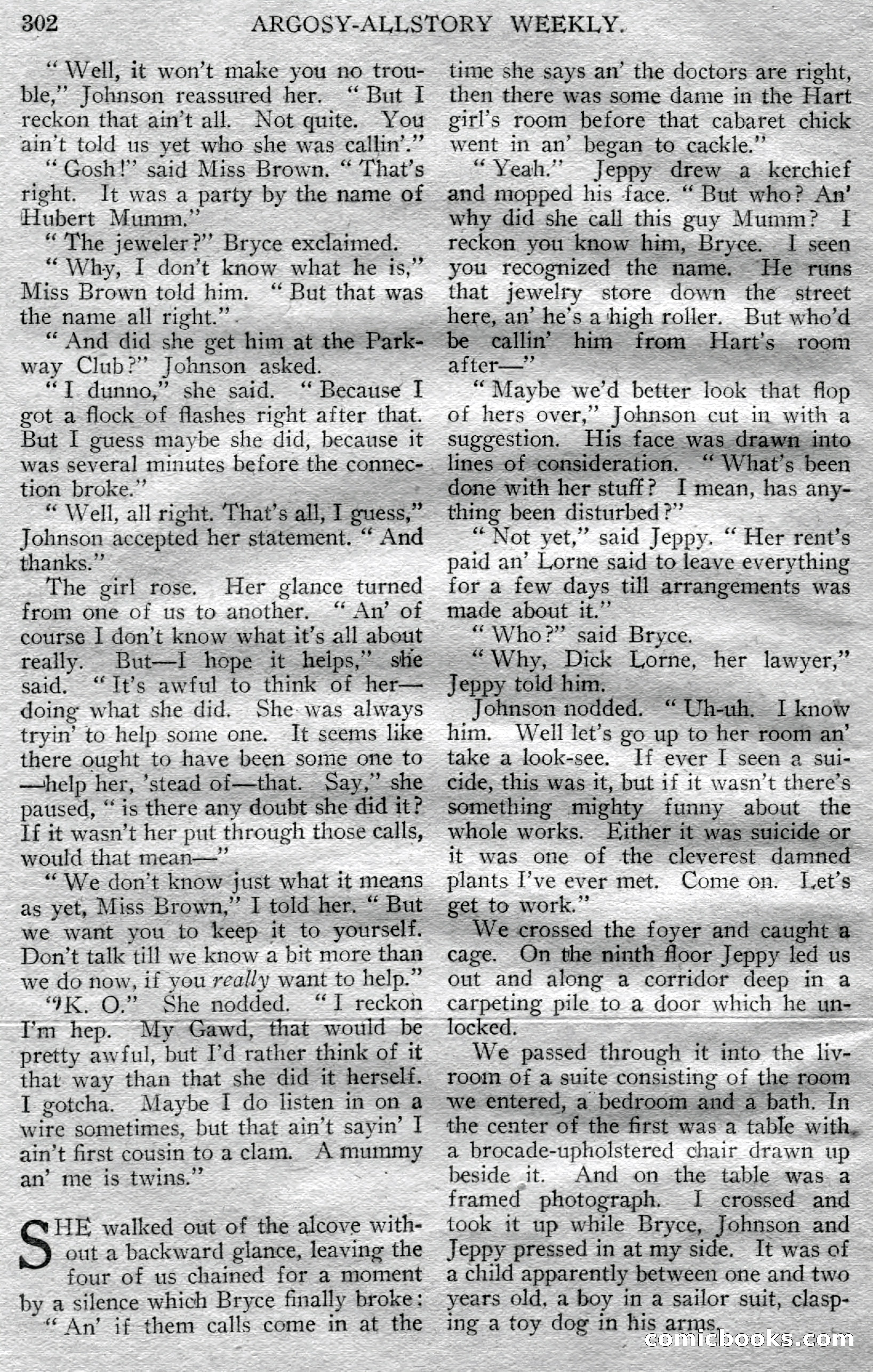 Argosy All-Story Weekly, March 23, 1929 — page 16 of 148
