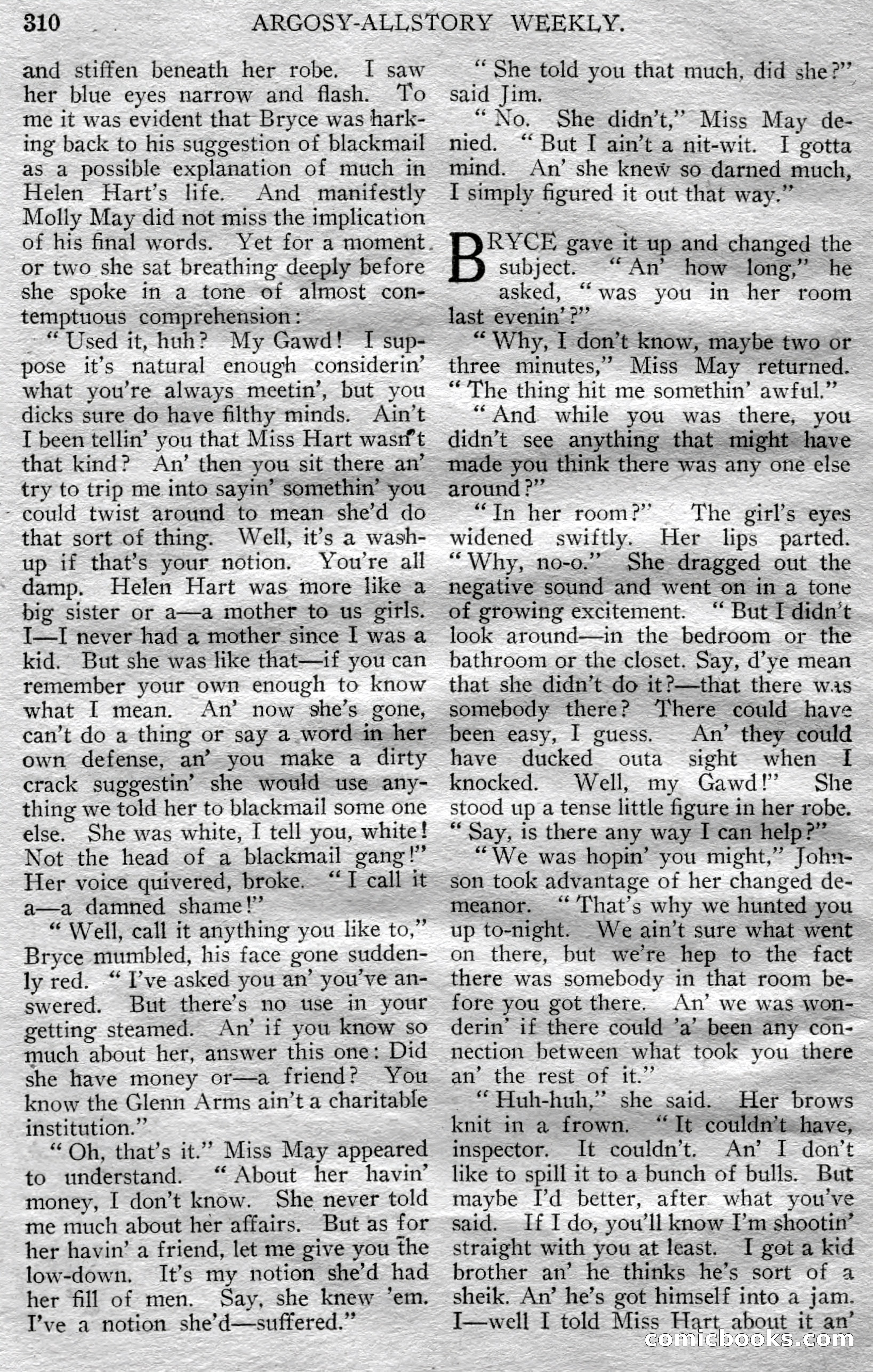 Argosy All-Story Weekly, March 23, 1929 — page 24 of 148