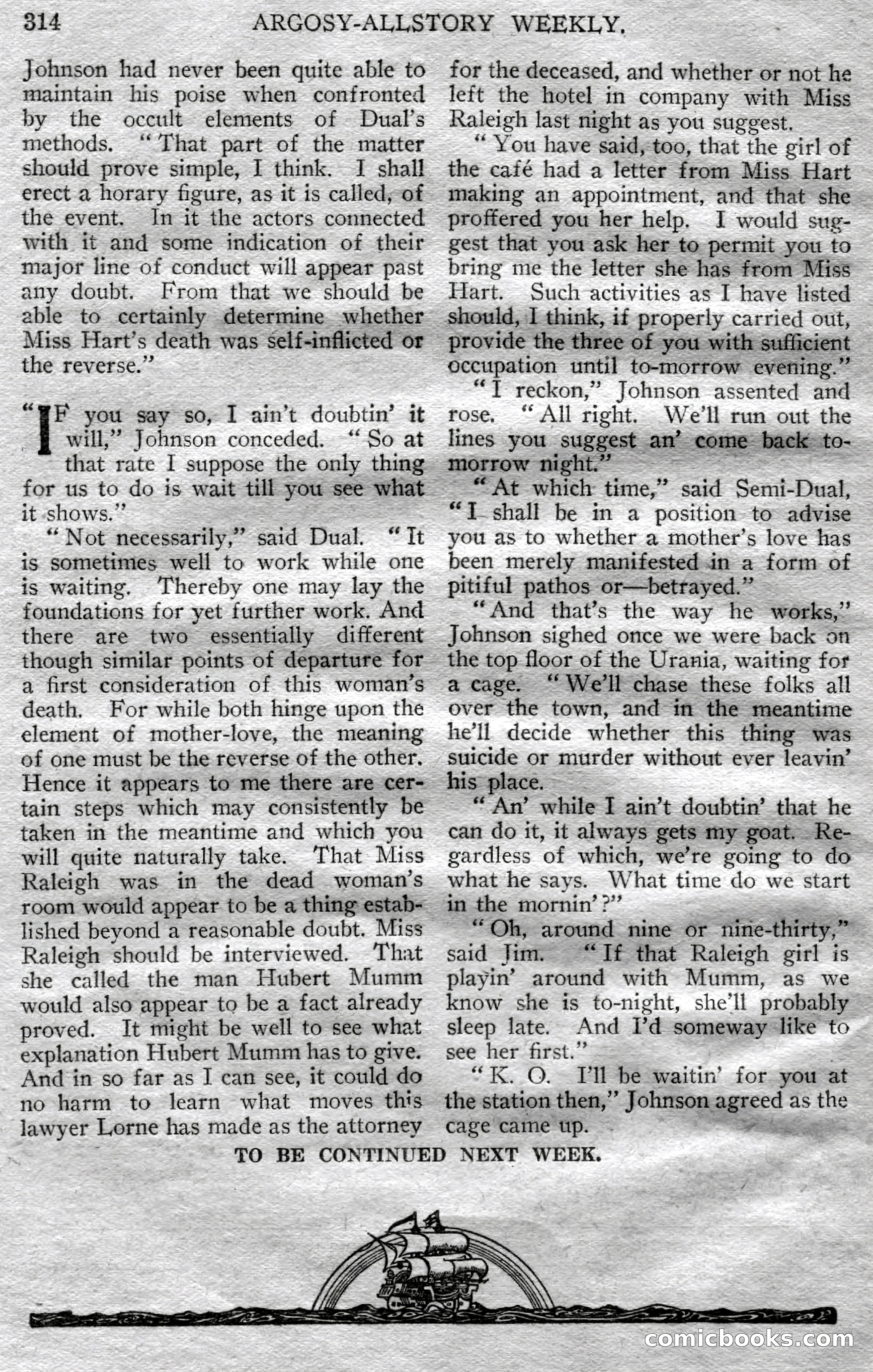 Argosy All-Story Weekly, March 23, 1929 — page 28 of 148