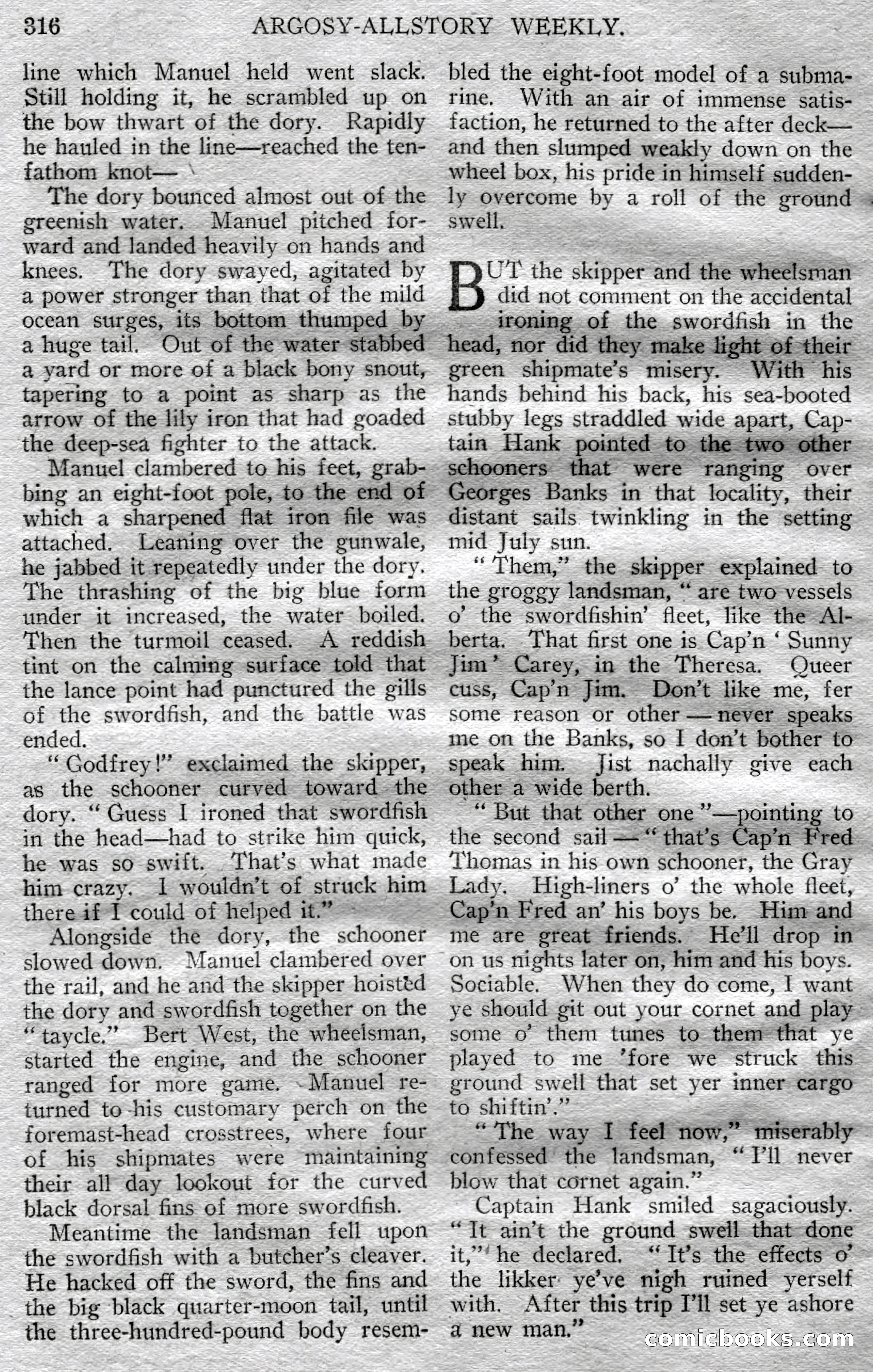 Argosy All-Story Weekly, March 23, 1929 — page 30 of 148
