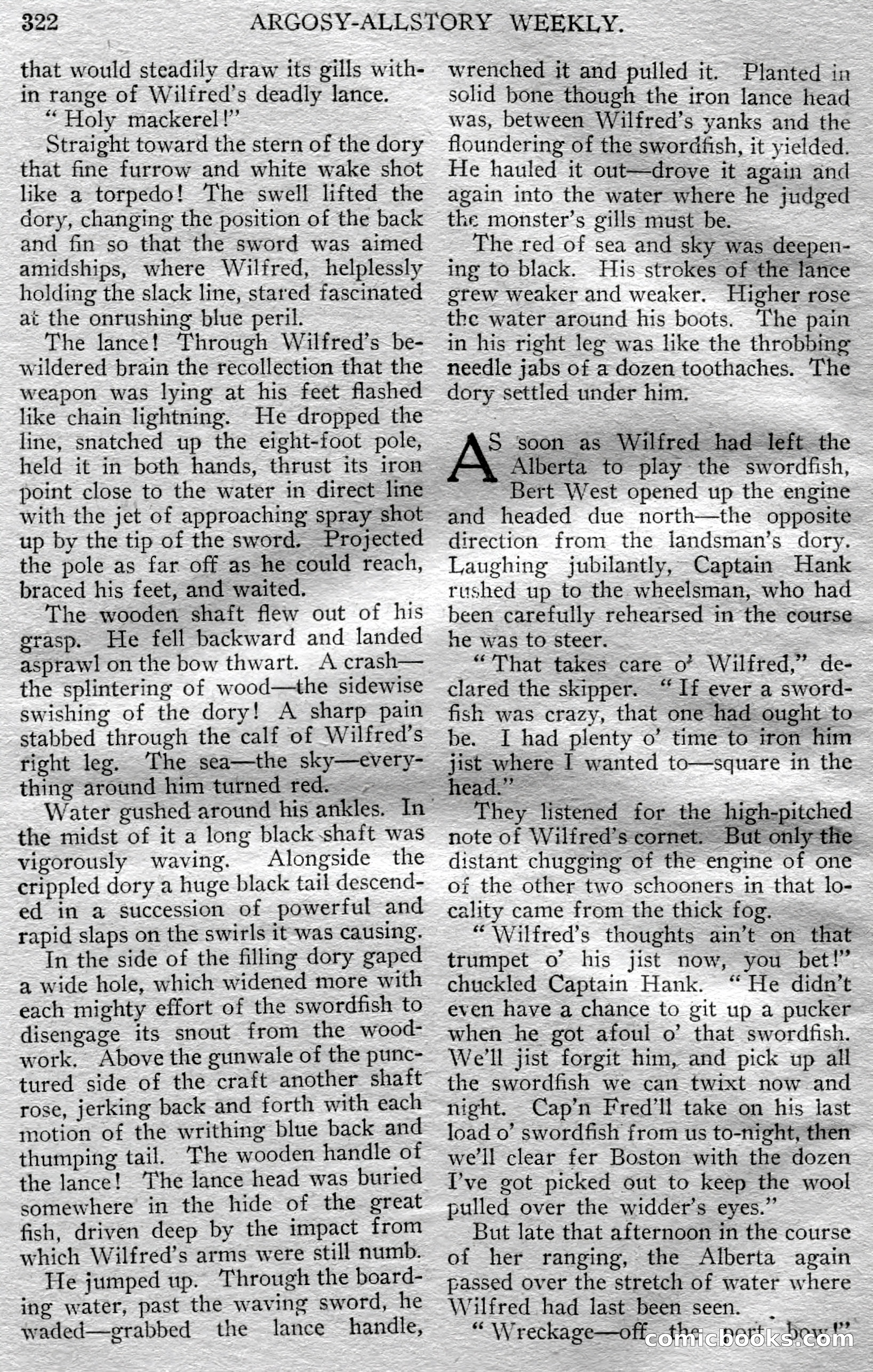 Argosy All-Story Weekly, March 23, 1929 — page 36 of 148