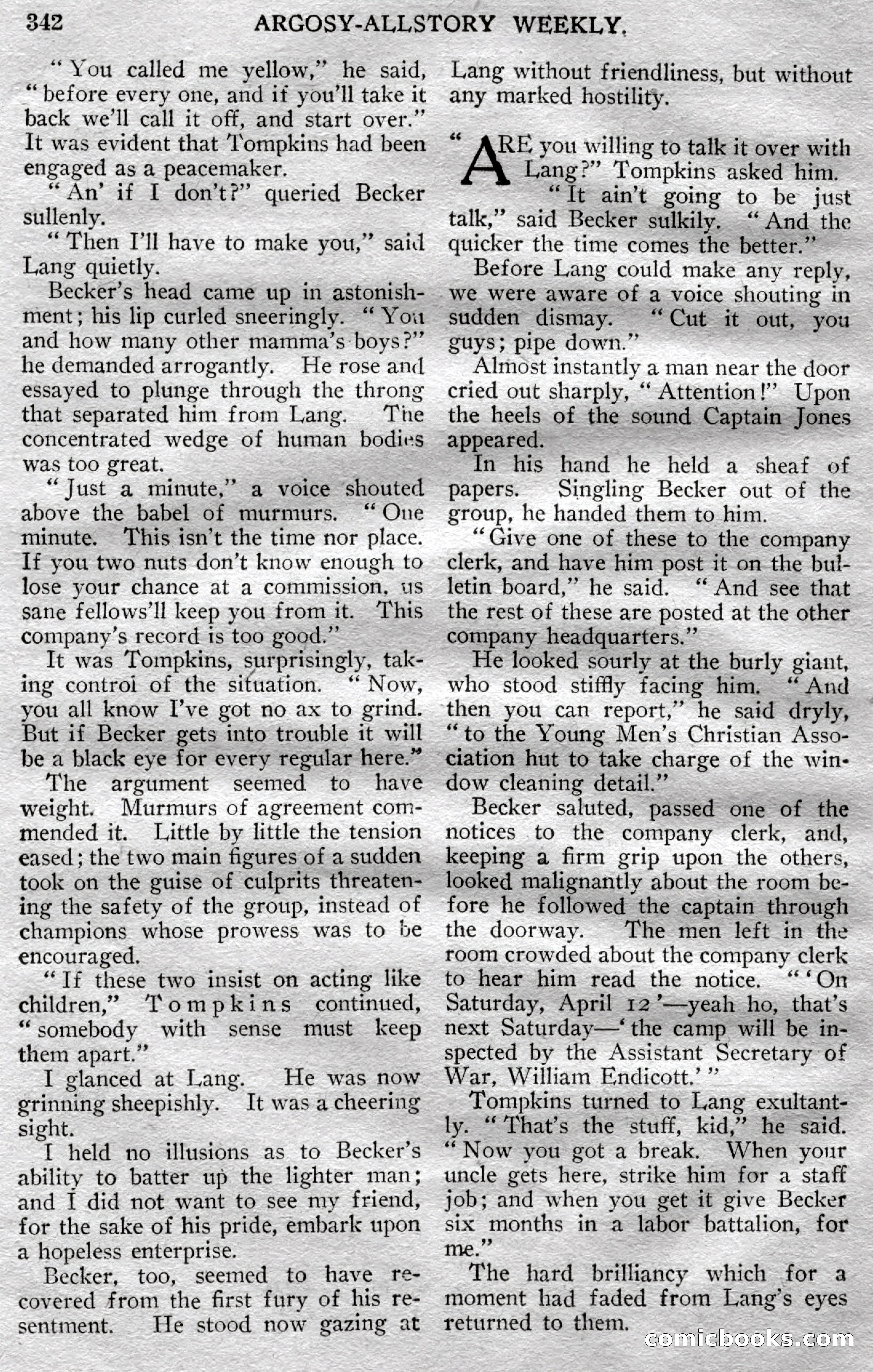 Argosy All-Story Weekly, March 23, 1929 — page 56 of 148