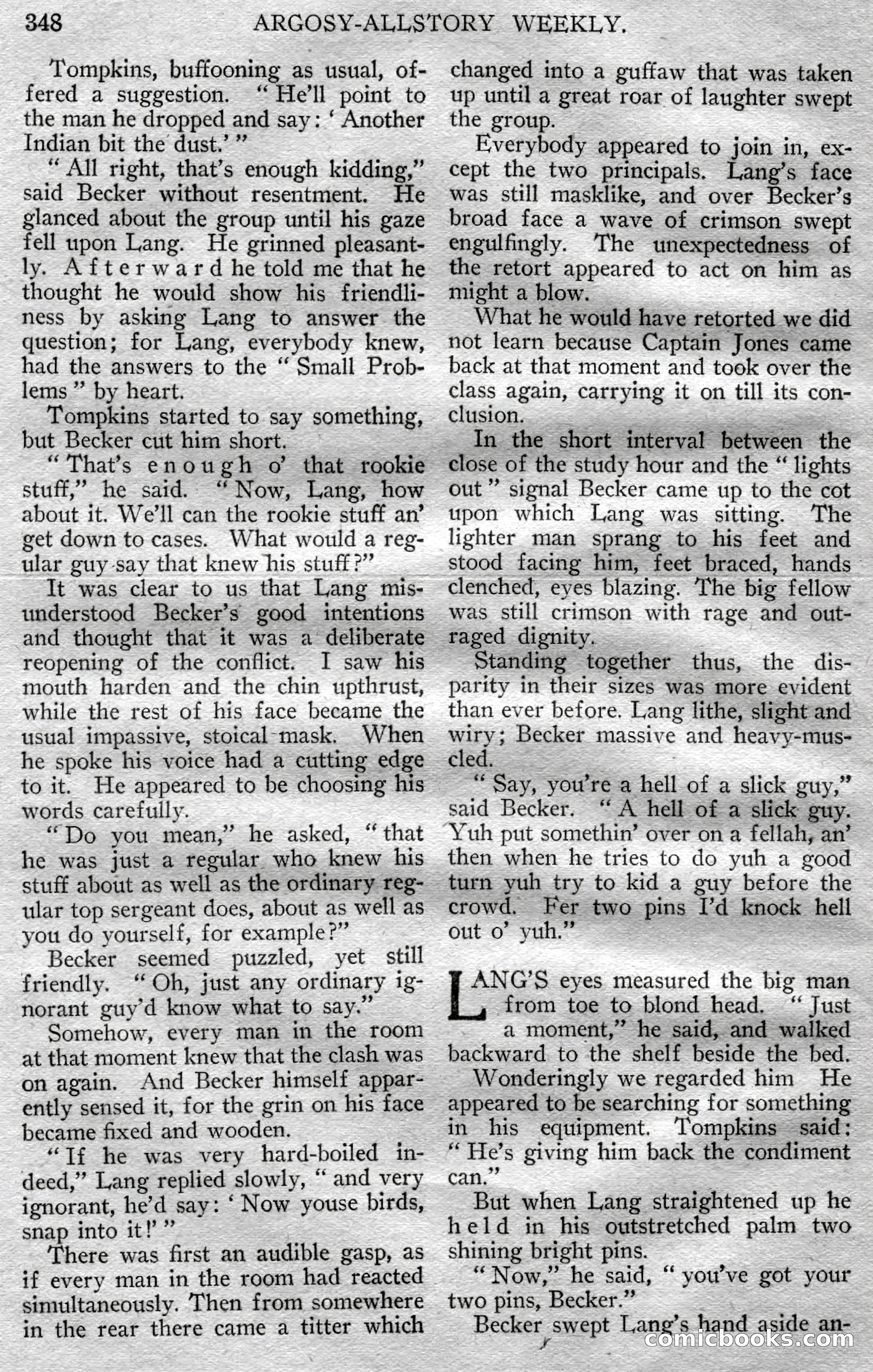 Argosy All-Story Weekly, March 23, 1929 — page 62 of 148