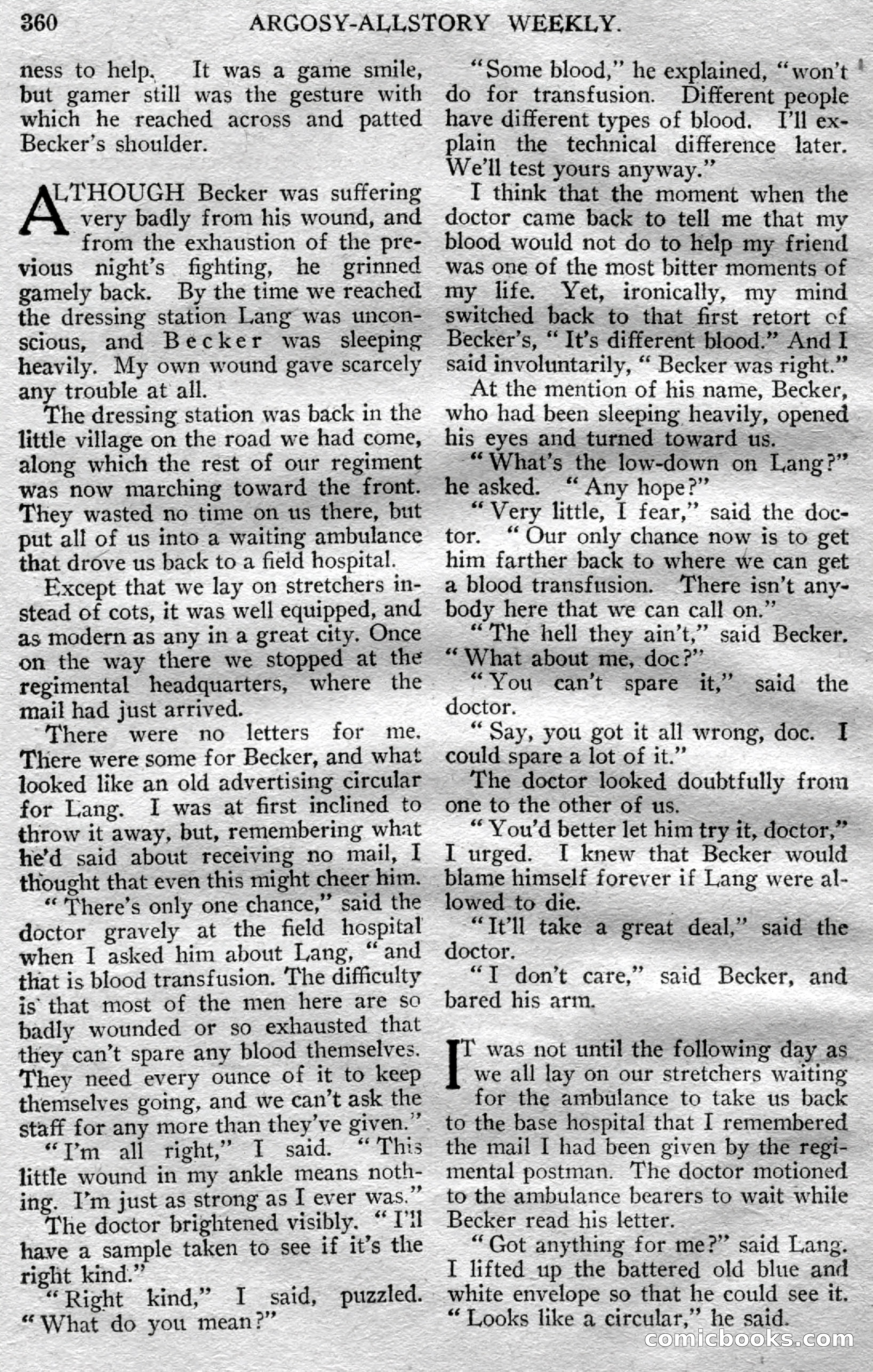 Argosy All-Story Weekly, March 23, 1929 — page 74 of 148