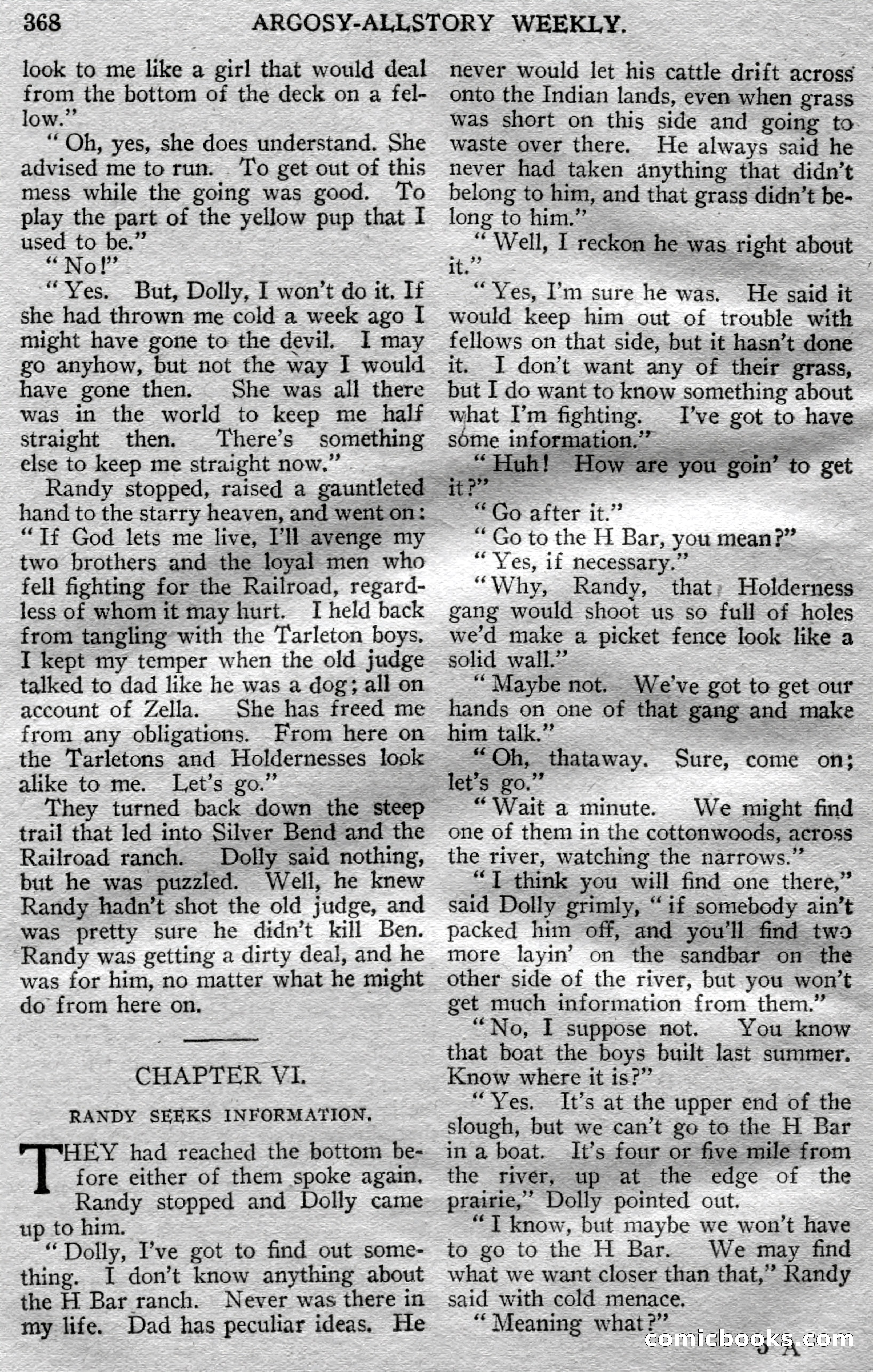 Argosy All-Story Weekly, March 23, 1929 — page 82 of 148