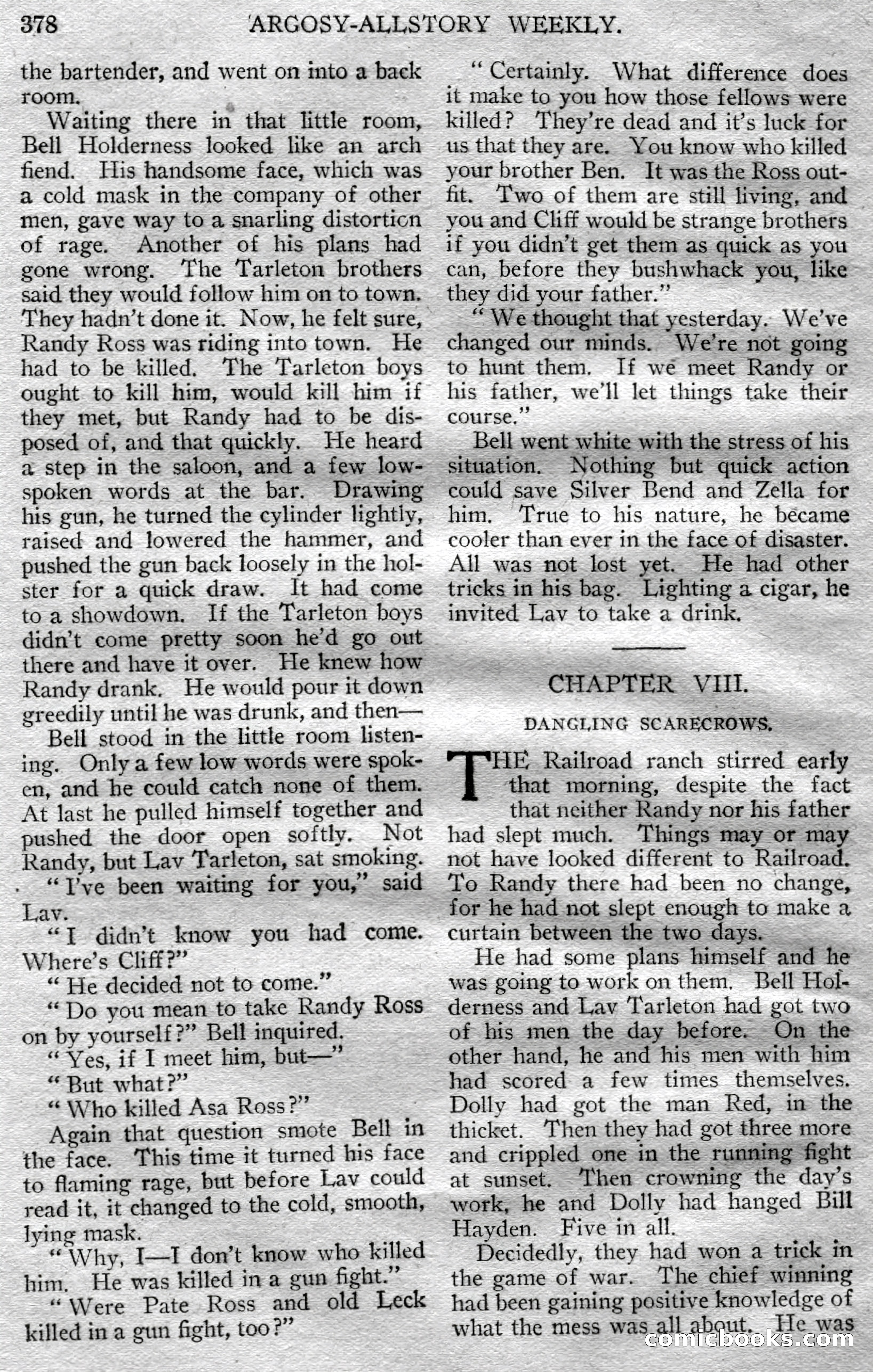 Argosy All-Story Weekly, March 23, 1929 — page 92 of 148