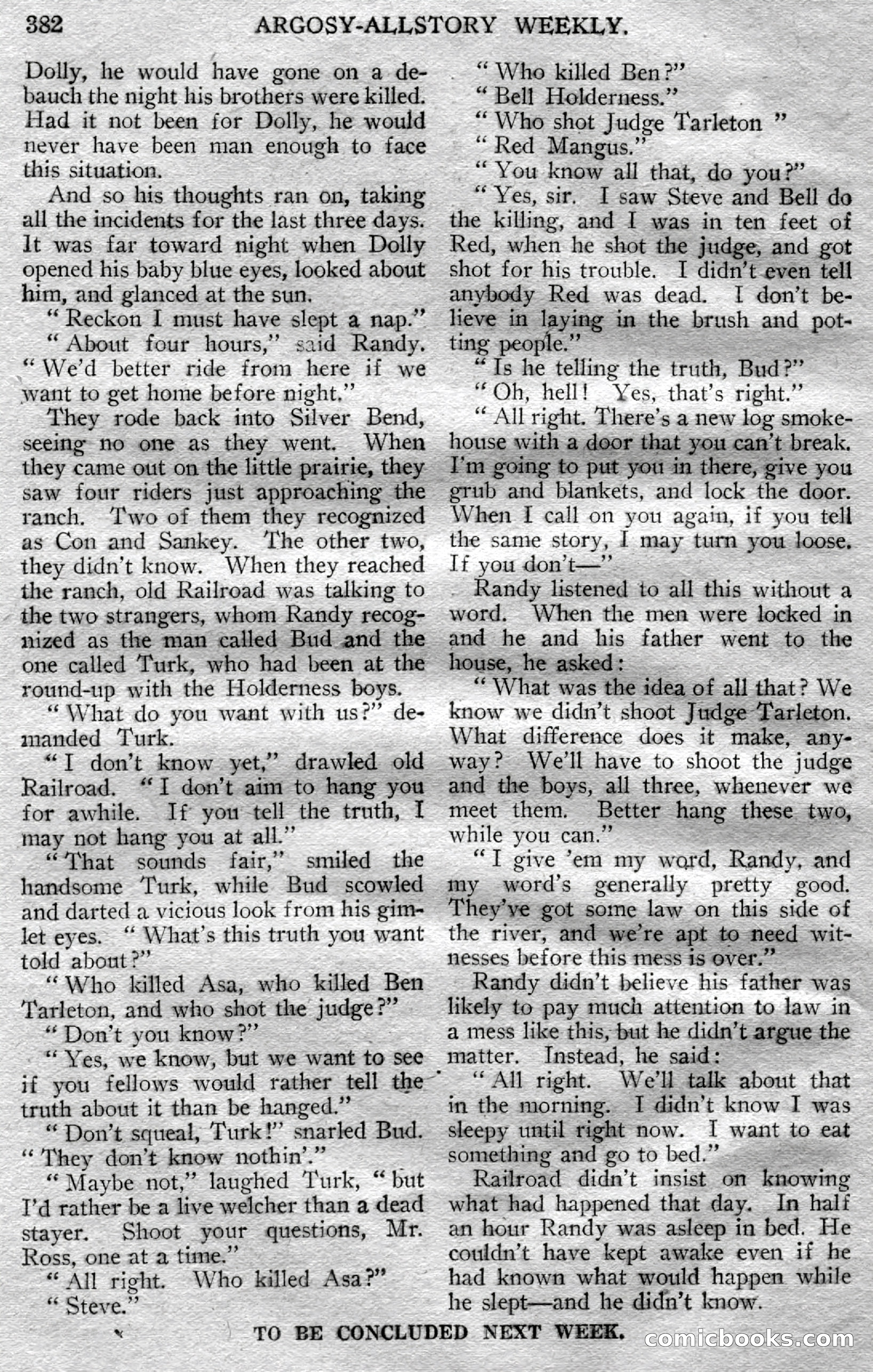 Argosy All-Story Weekly, March 23, 1929 — page 96 of 148