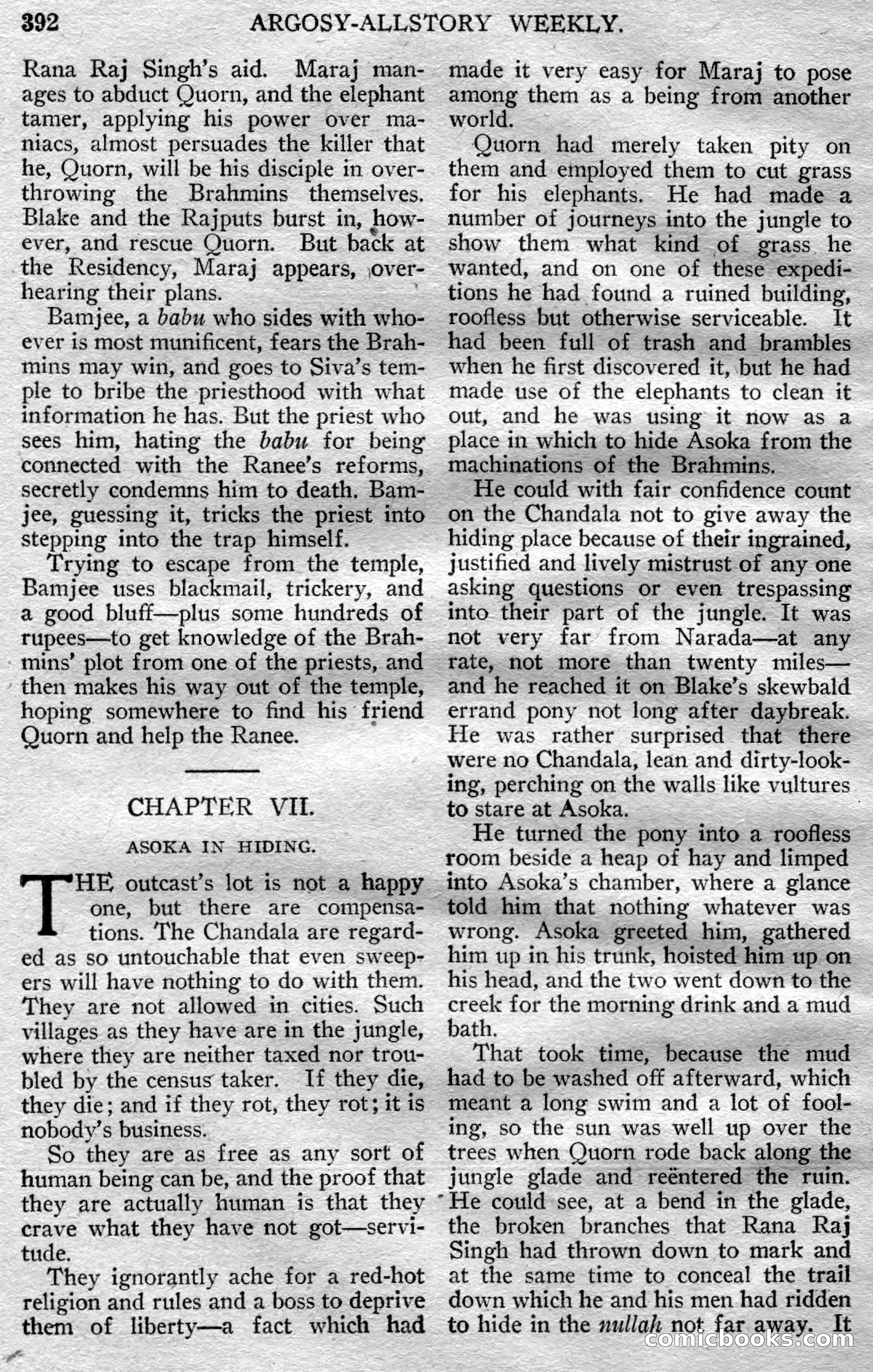 Argosy All-Story Weekly, March 23, 1929 — page 106 of 148
