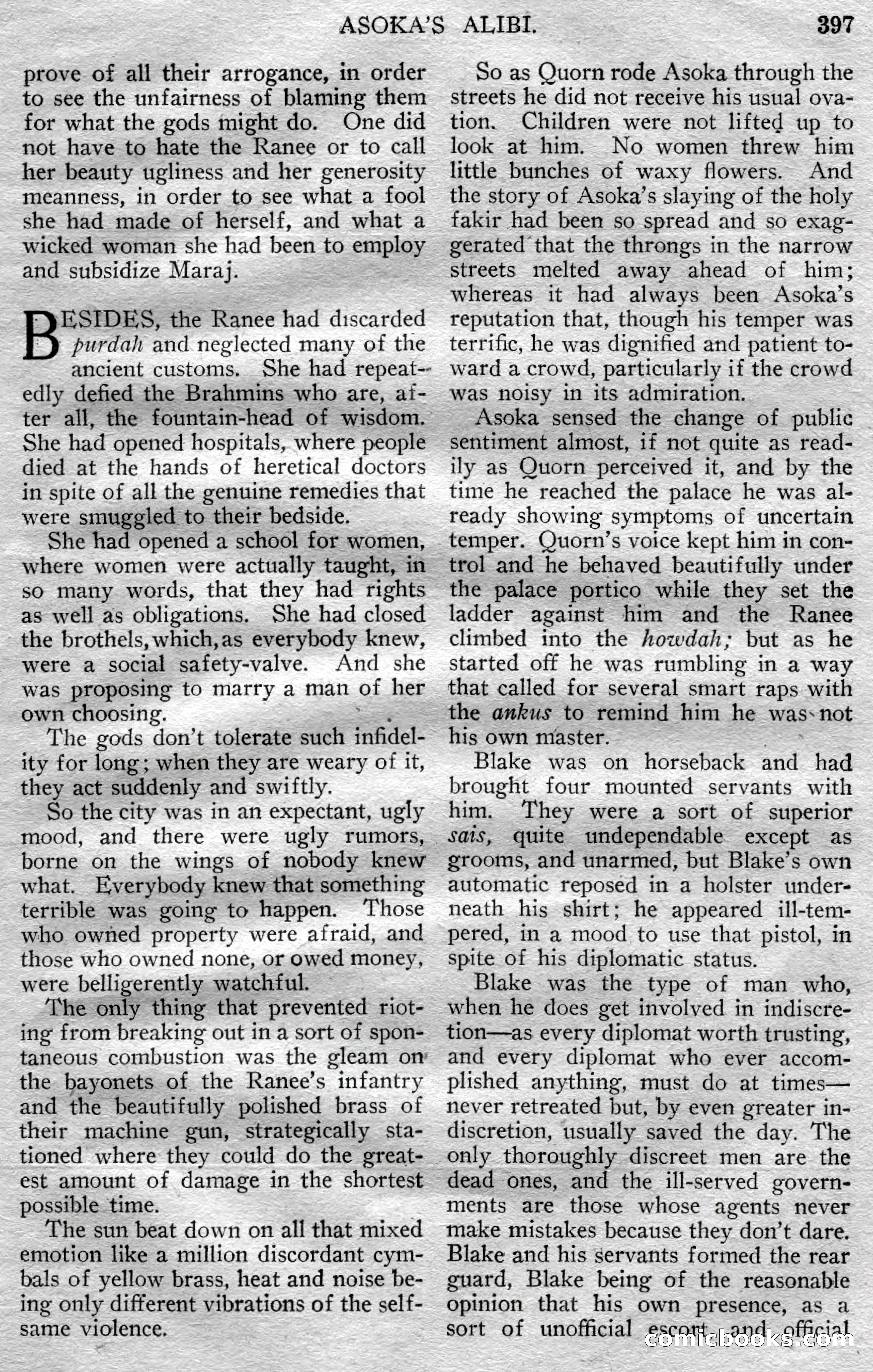 Argosy All-Story Weekly, March 23, 1929 — page 111 of 148