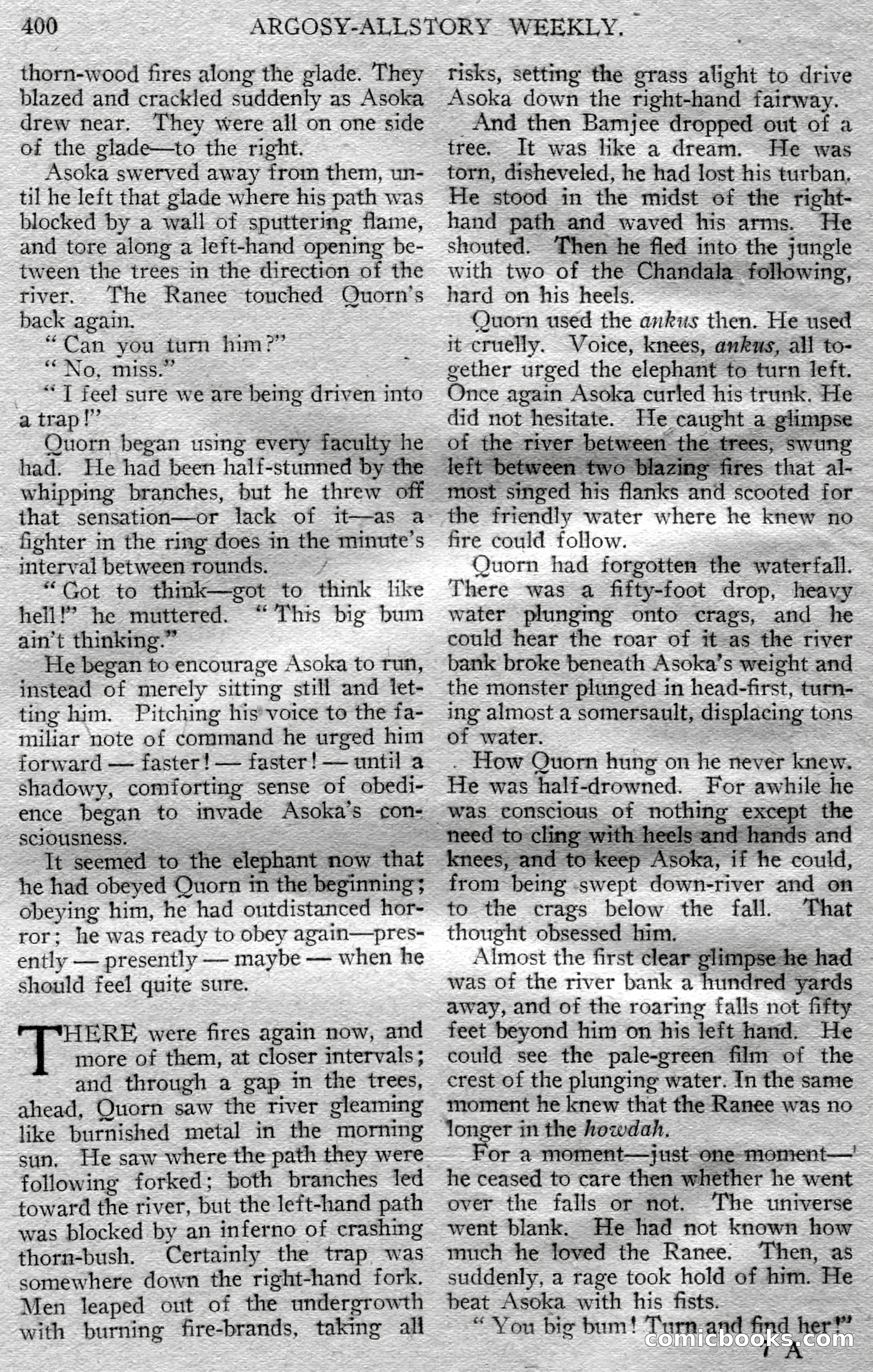 Argosy All-Story Weekly, March 23, 1929 — page 114 of 148