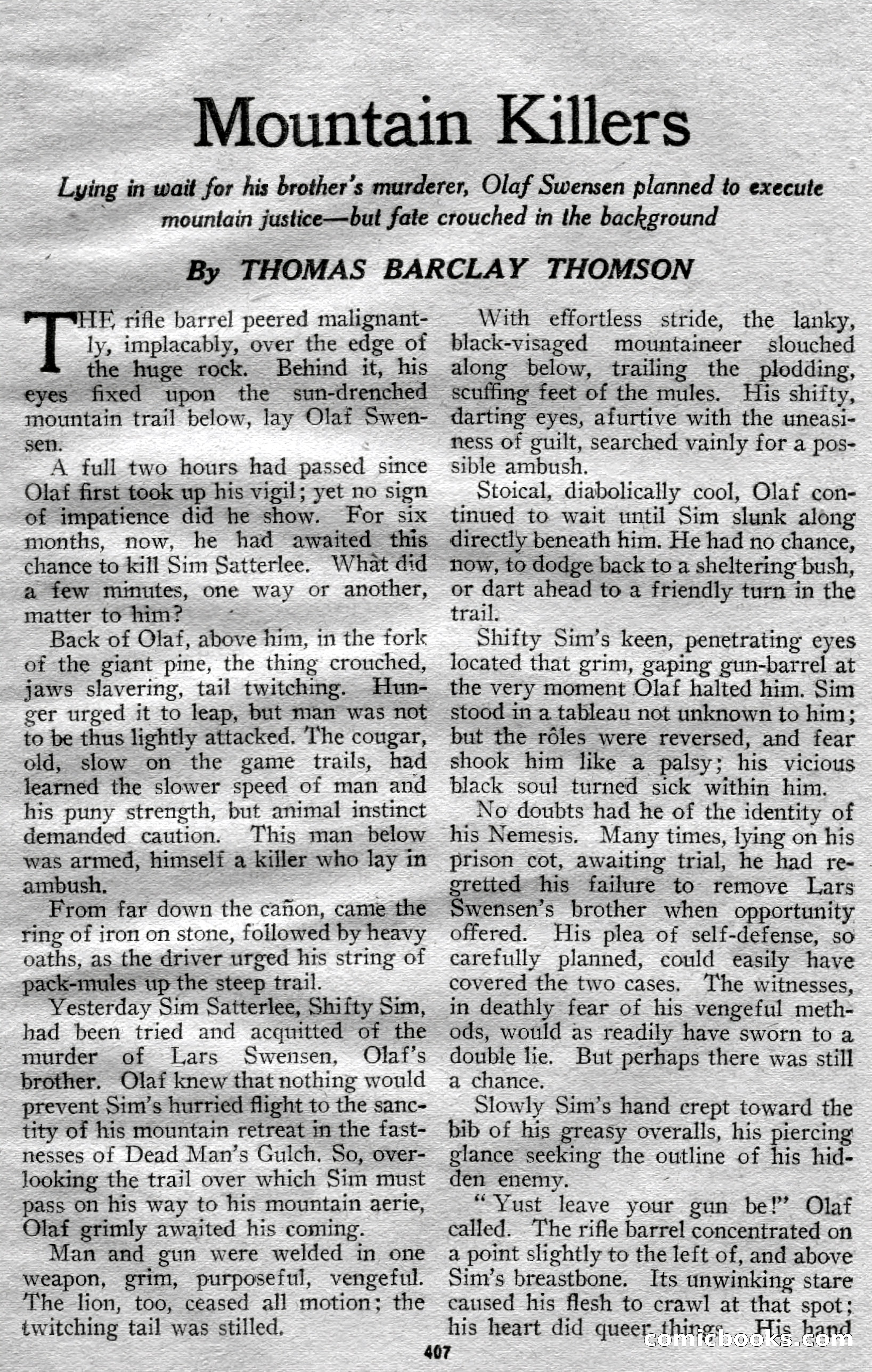 Argosy All-Story Weekly, March 23, 1929 — page 121 of 148