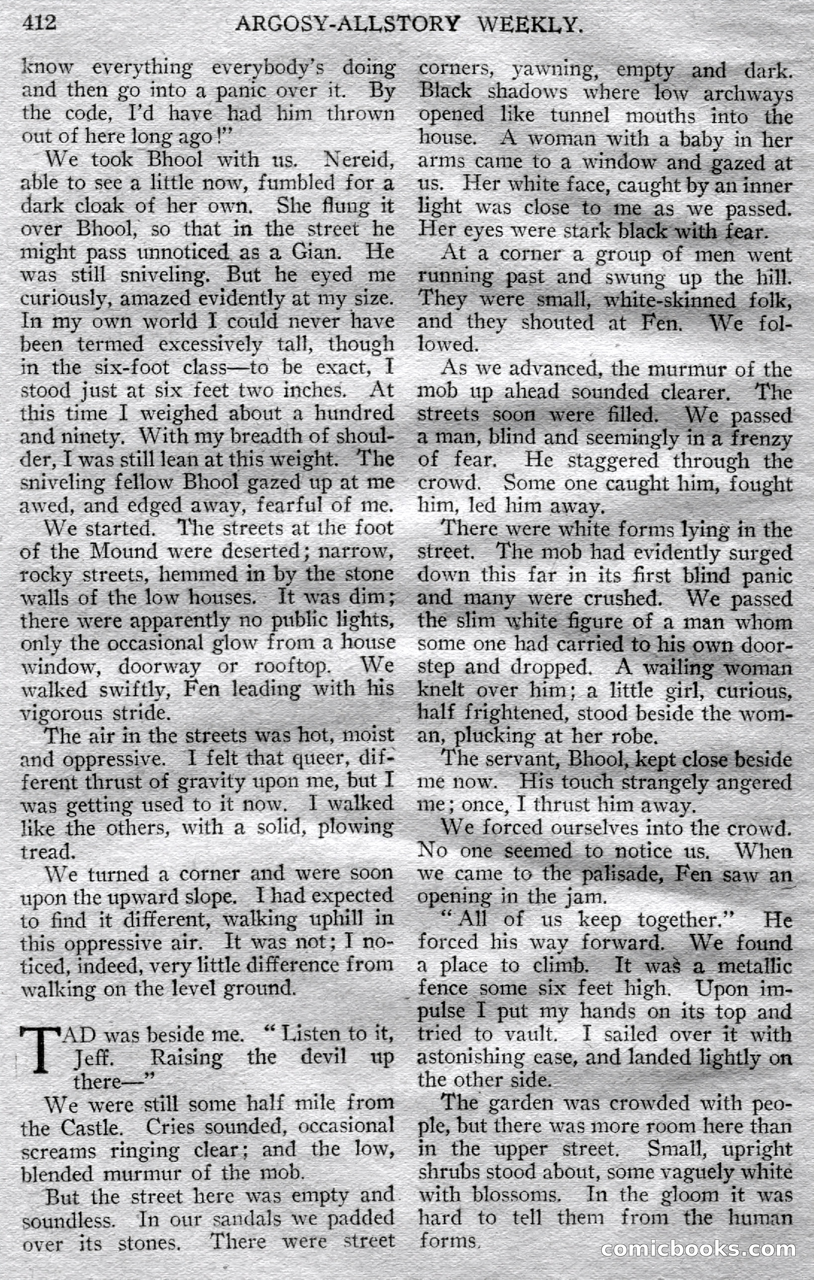 Argosy All-Story Weekly, March 23, 1929 — page 126 of 148